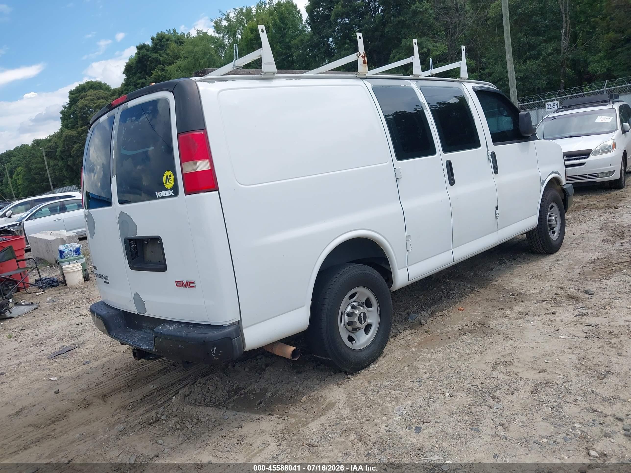 2012 Gmc Savana 2500 Work Van White vin: 1GTW7FBA9C1101454