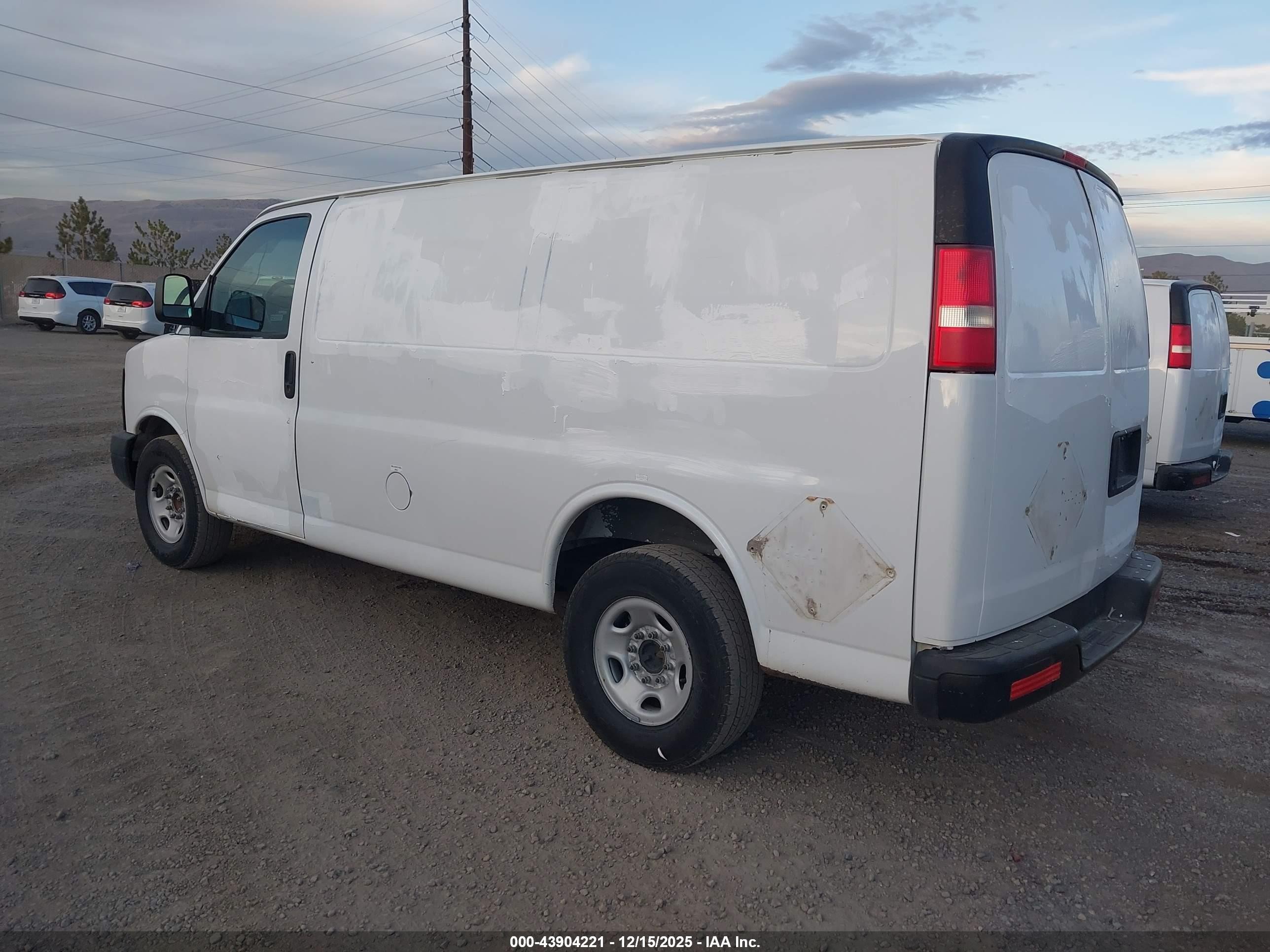 2012 Gmc Savana 2500 Work Van White vin: 1GTW7FCA0C1141453