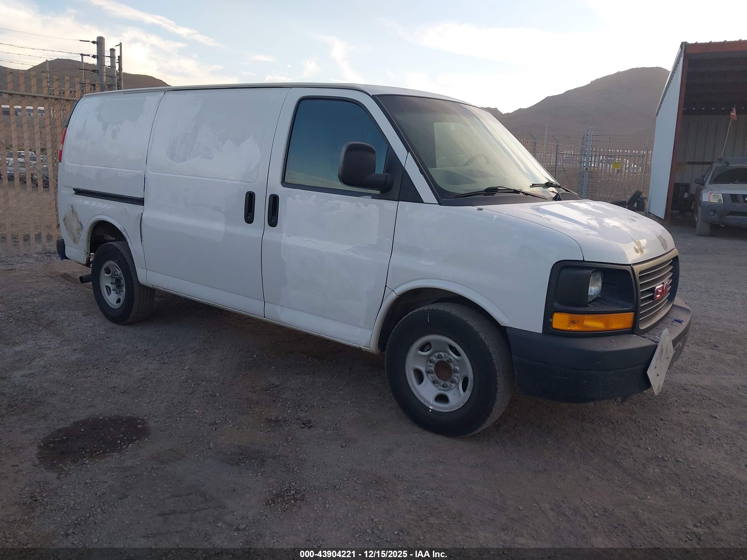 2012 Gmc Savana 2500 Work Van White vin: 1GTW7FCA0C1141453