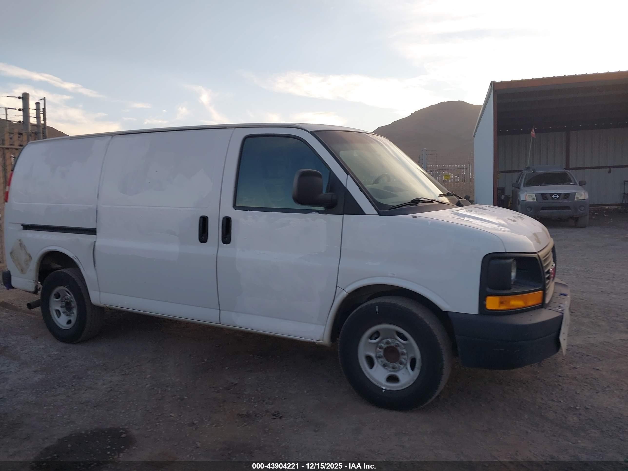2012 Gmc Savana 2500 Work Van White vin: 1GTW7FCA0C1141453