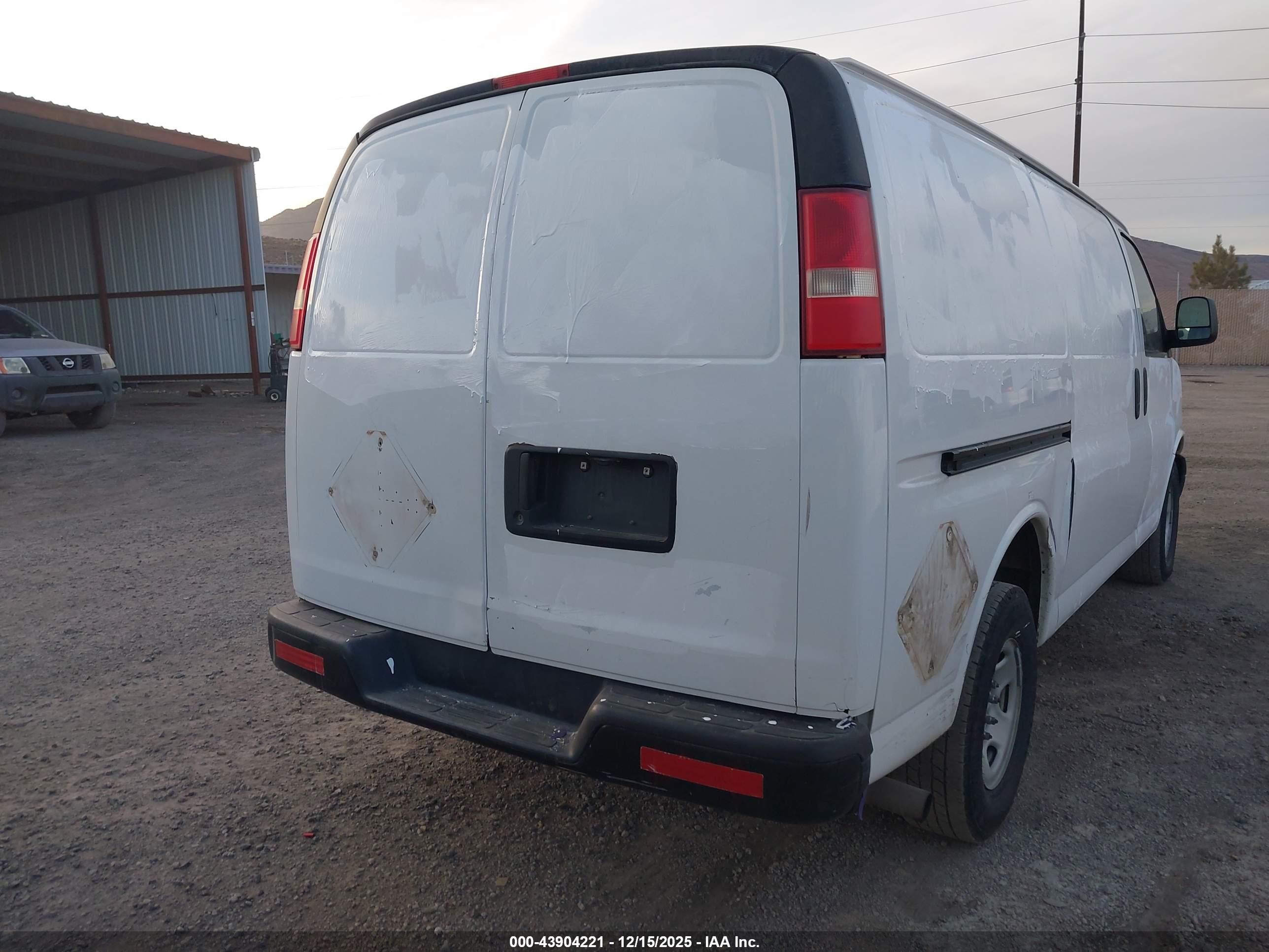 2012 Gmc Savana 2500 Work Van White vin: 1GTW7FCA0C1141453