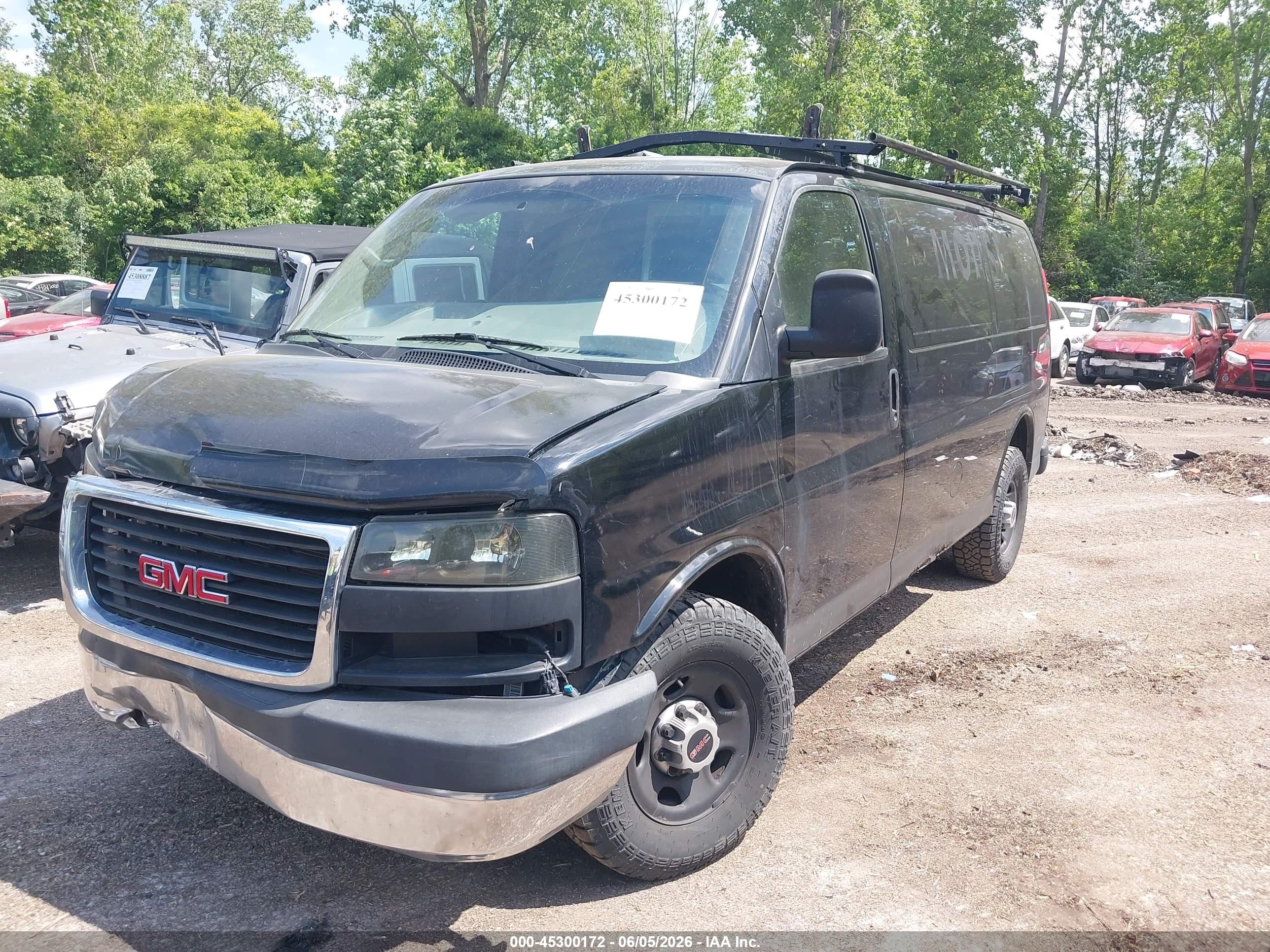 2014 Gmc Savana 2500 Work Van Черный vin: 1GTW7FCA1E1117519