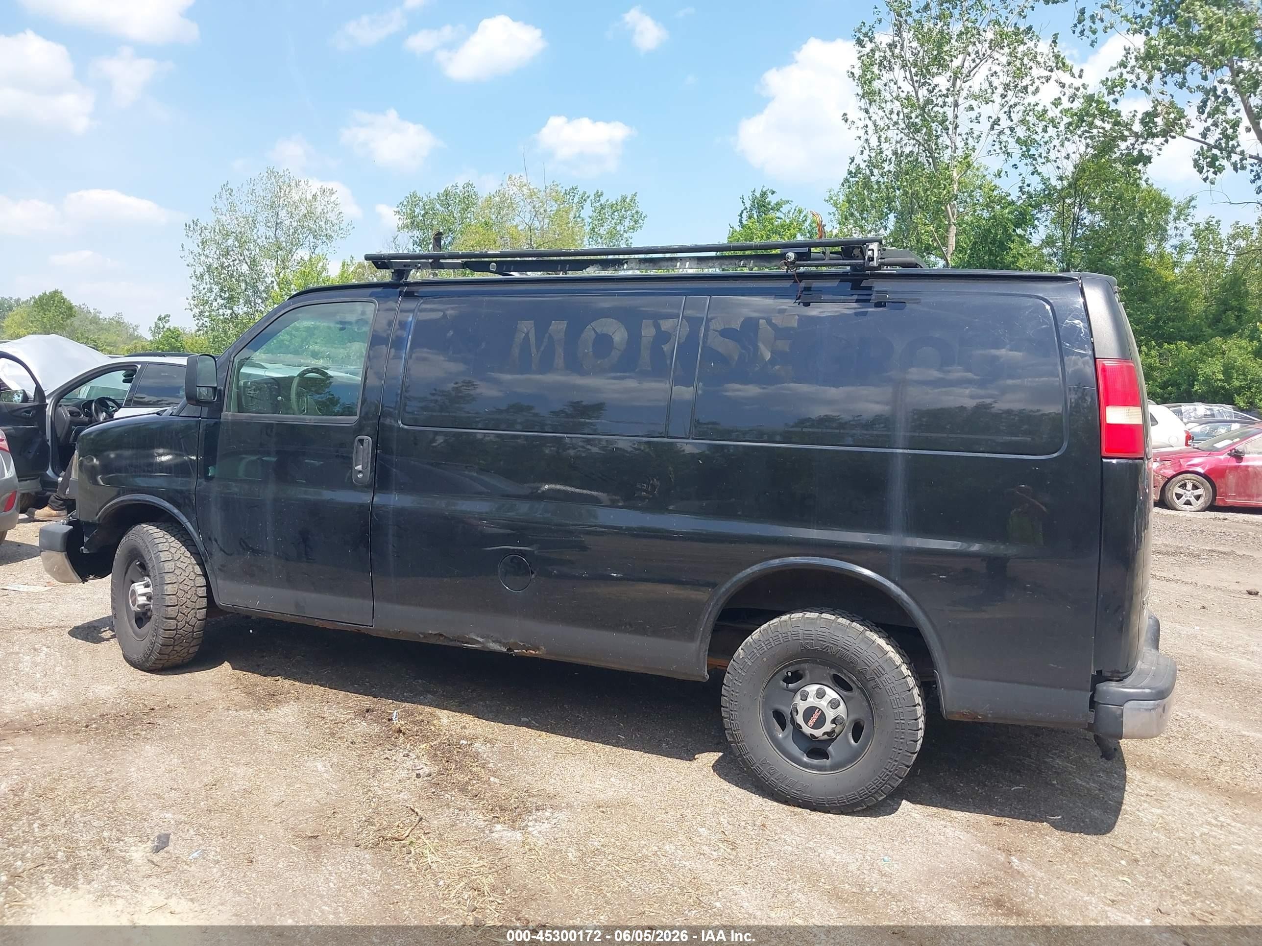 2014 Gmc Savana 2500 Work Van Черный vin: 1GTW7FCA1E1117519