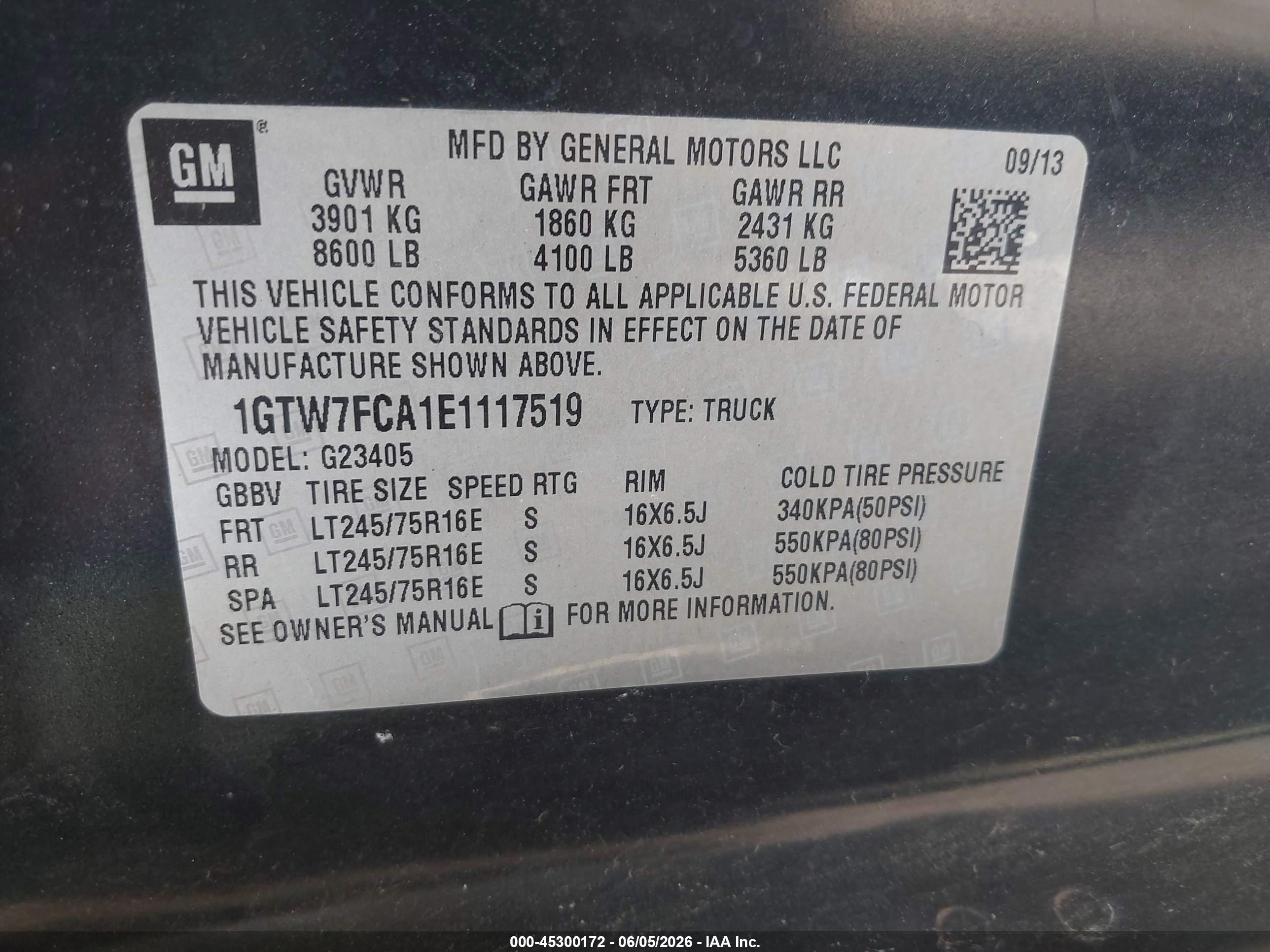2014 Gmc Savana 2500 Work Van Черный vin: 1GTW7FCA1E1117519