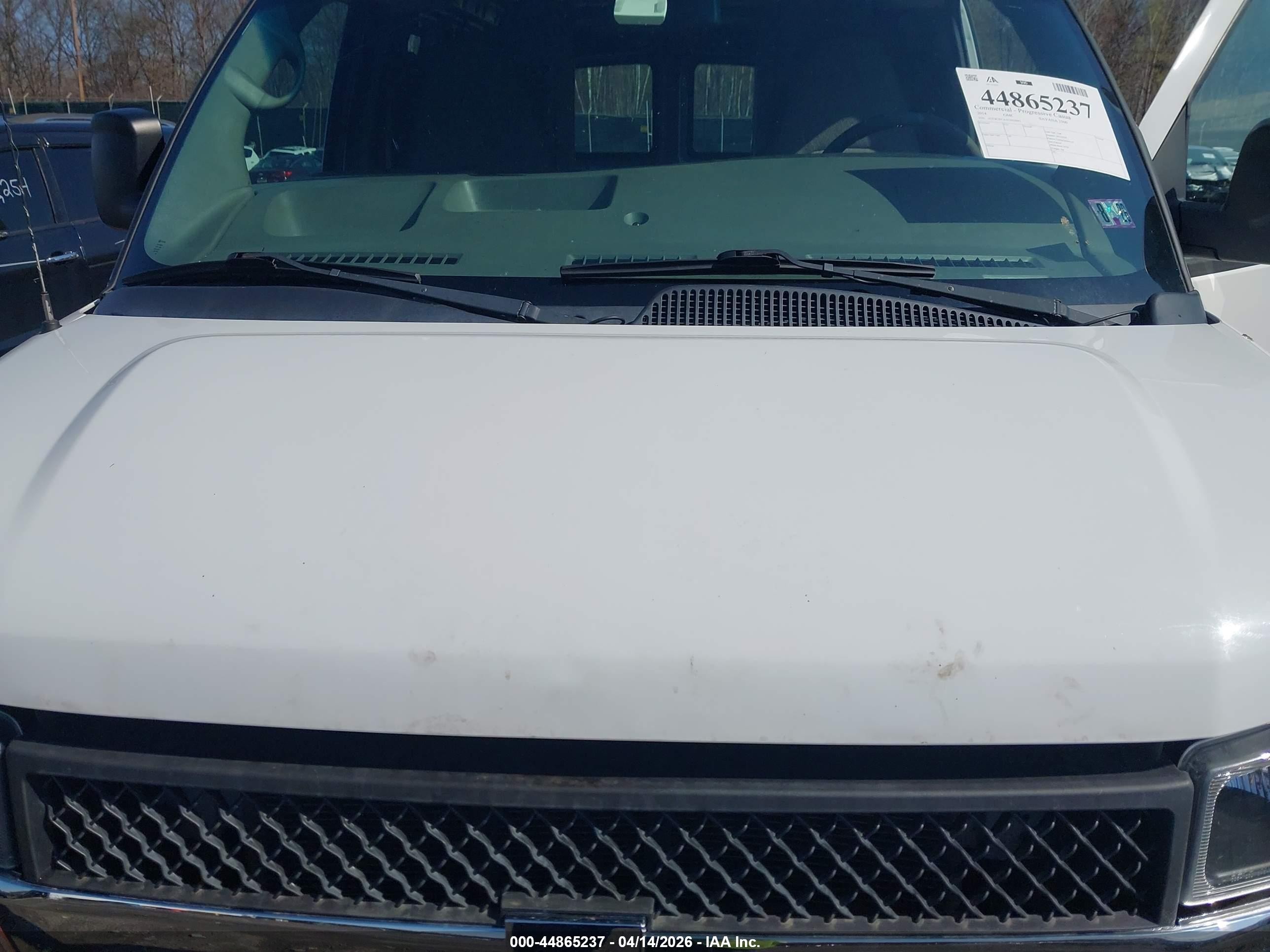 2014 Gmc Savana 2500 Work Van White vin: 1GTW7FCA1E1910092