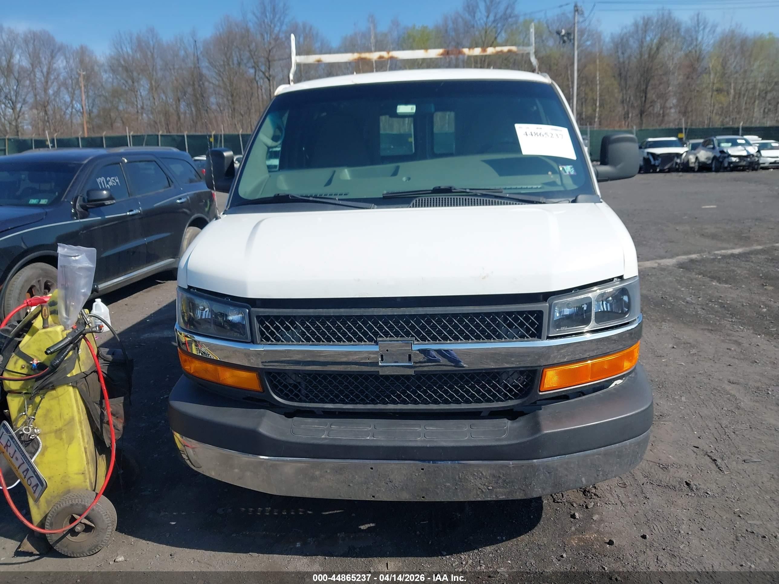 2014 Gmc Savana 2500 Work Van White vin: 1GTW7FCA1E1910092