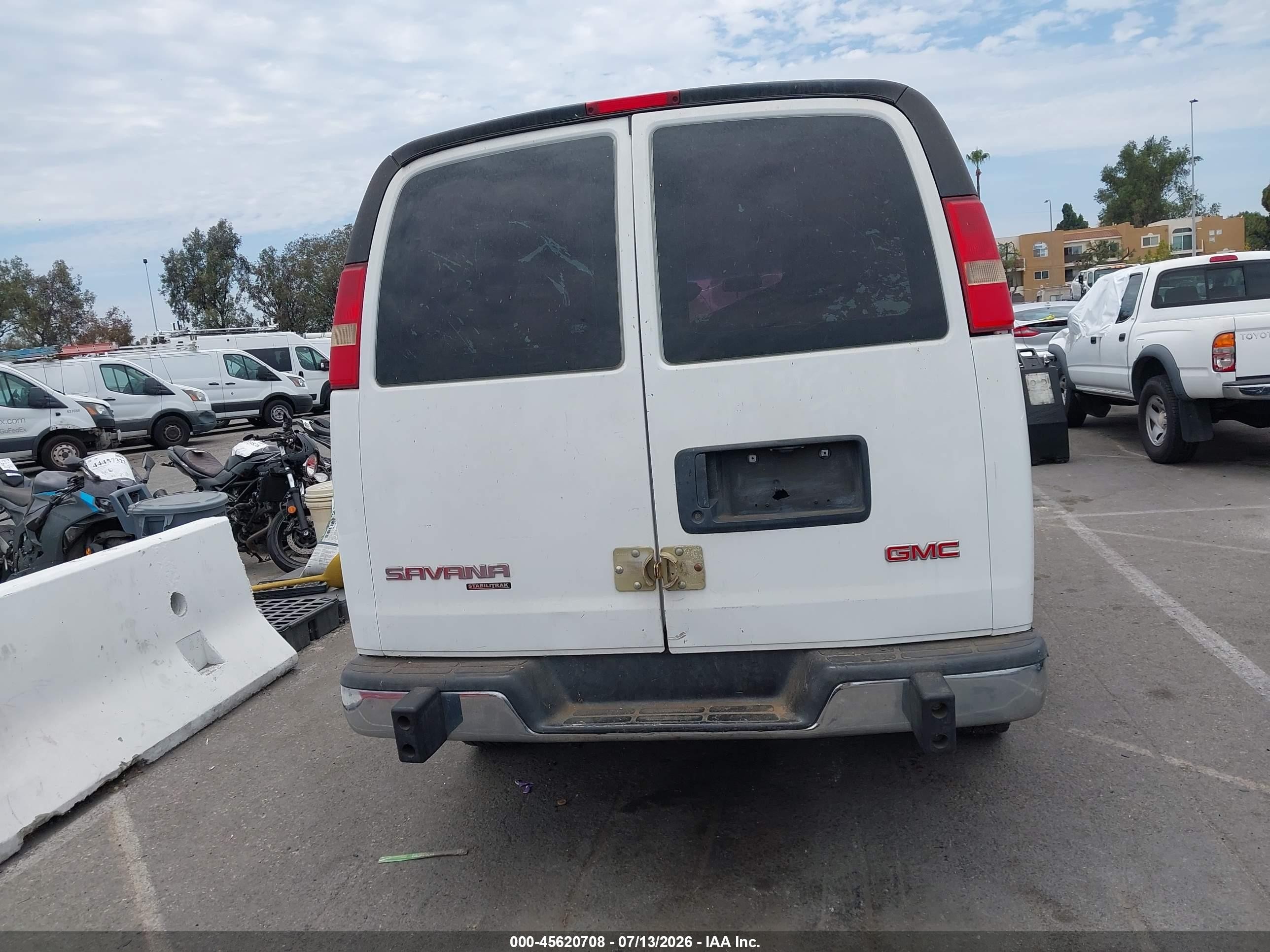 2014 Gmc Savana 2500 Work Van White vin: 1GTW7FCA3E1915567