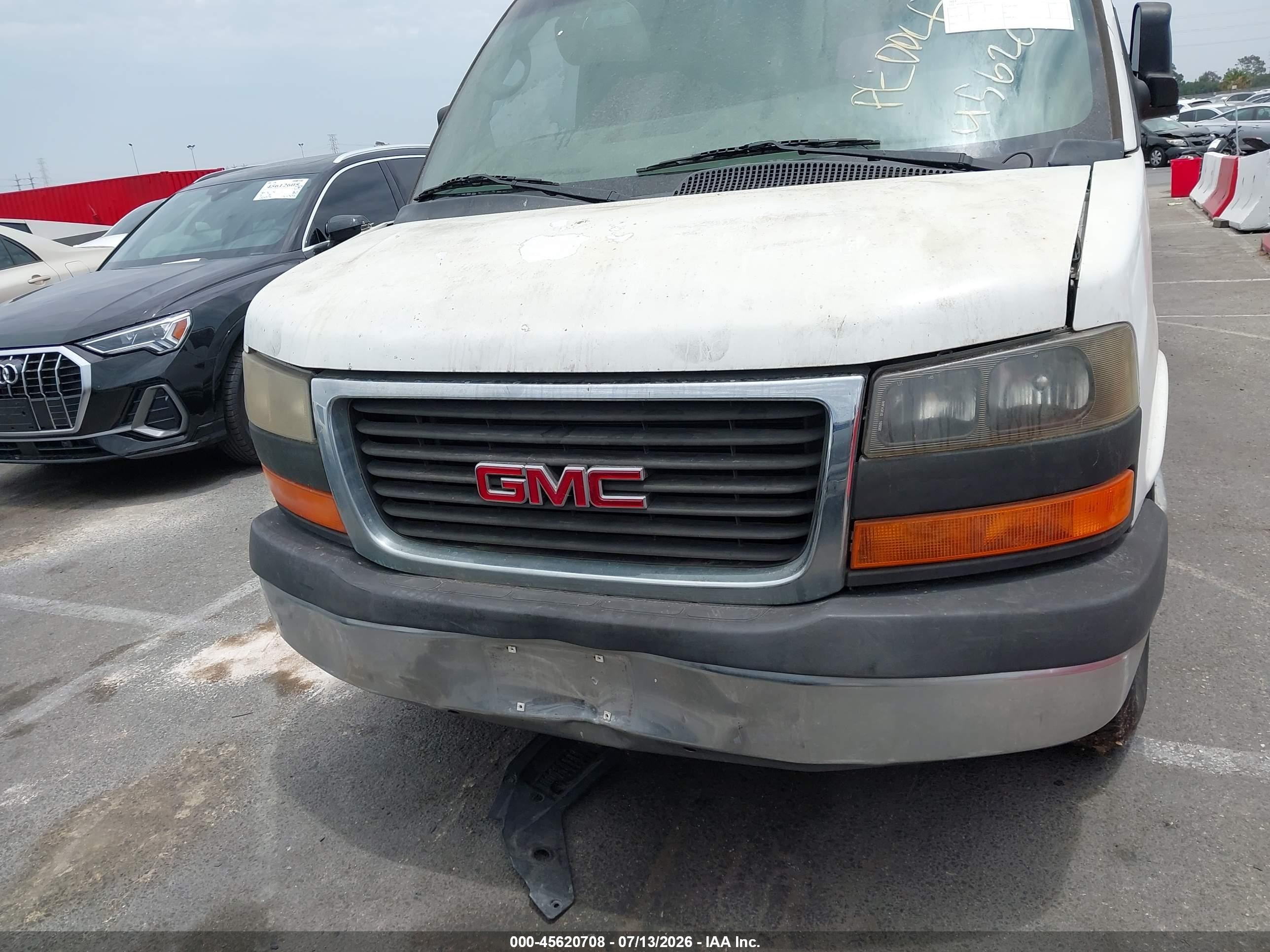 2014 Gmc Savana 2500 Work Van White vin: 1GTW7FCA3E1915567