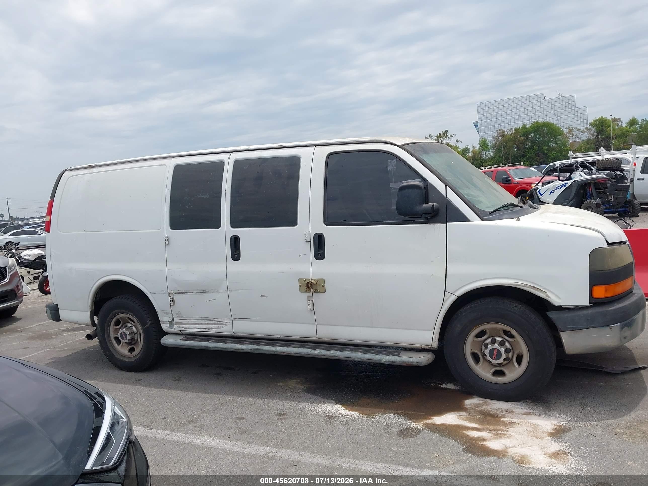 2014 Gmc Savana 2500 Work Van White vin: 1GTW7FCA3E1915567