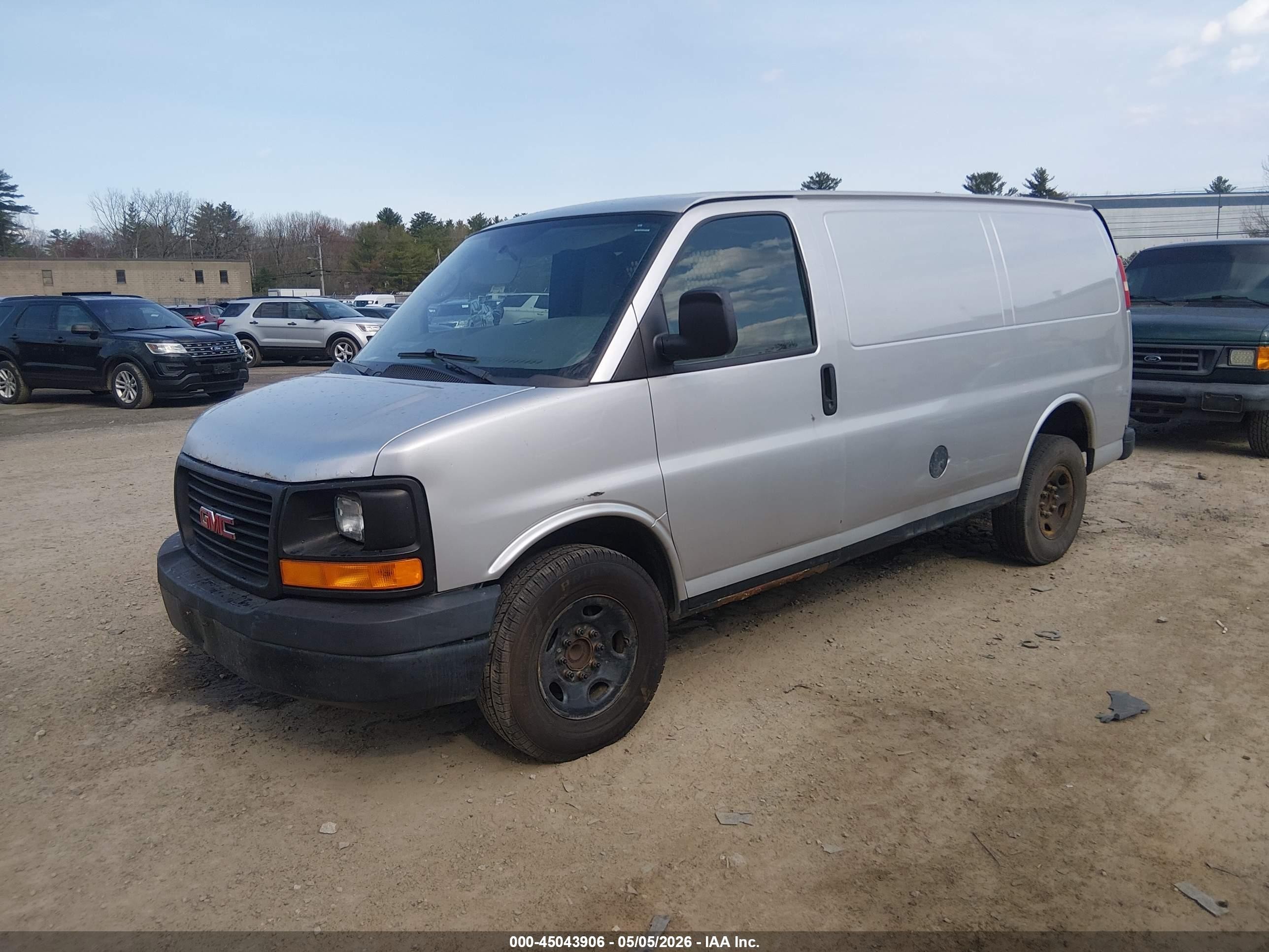 2011 Gmc Savana 2500 Work Van Silver vin: 1GTW7FCA5B1185172