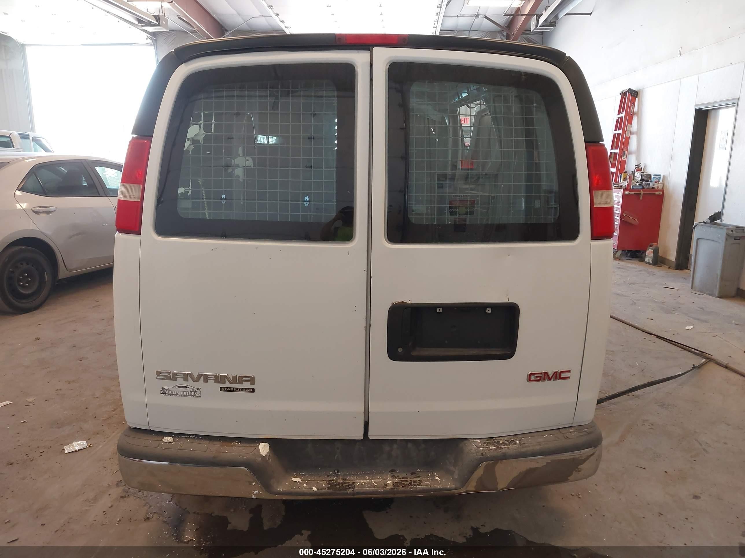 2014 Gmc Savana 2500 Work Van White vin: 1GTW7FCA5E1912055