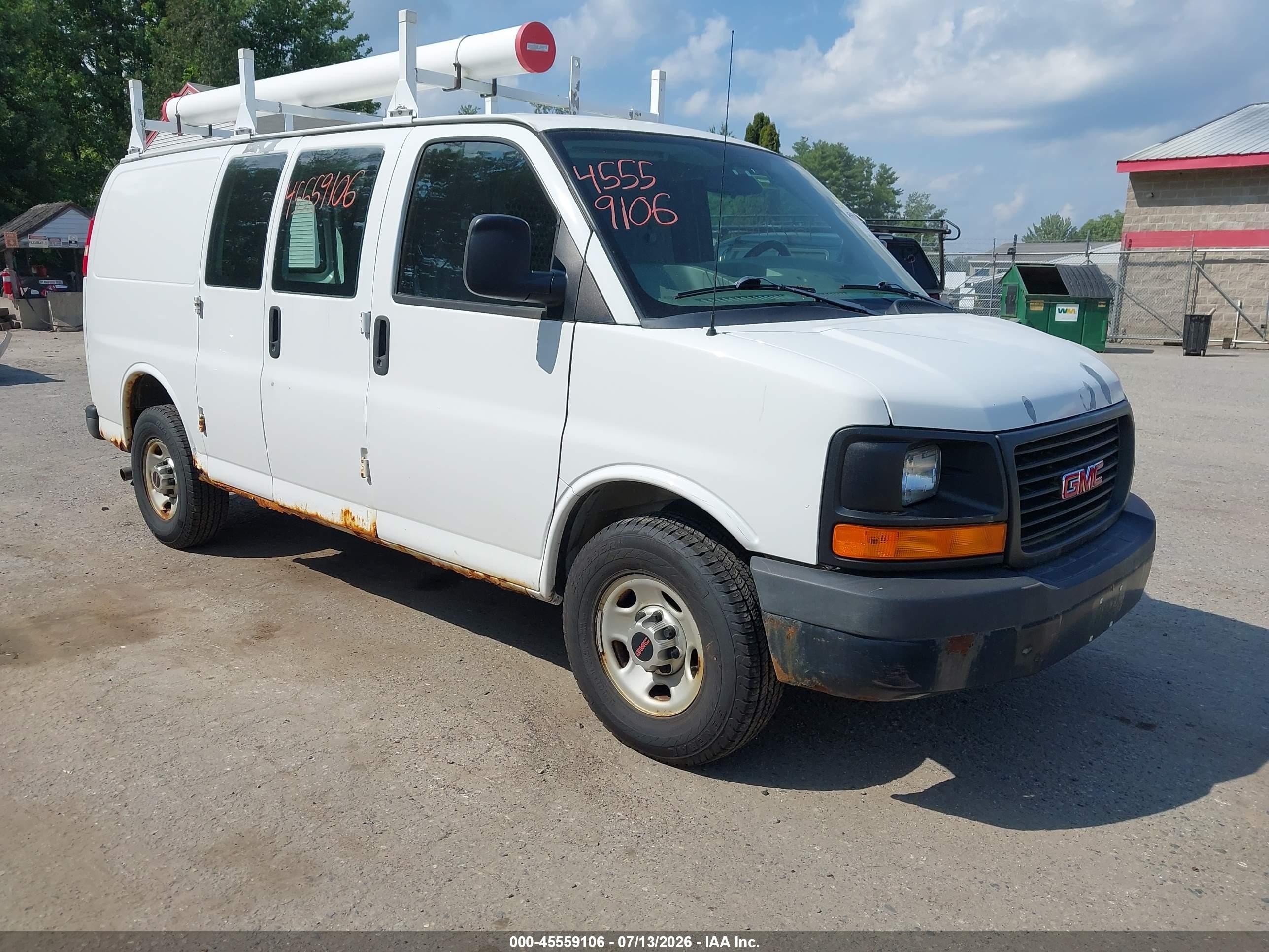 2011 Gmc Savana 2500 Work Van Белый vin: 1GTW7FCA6B1184466