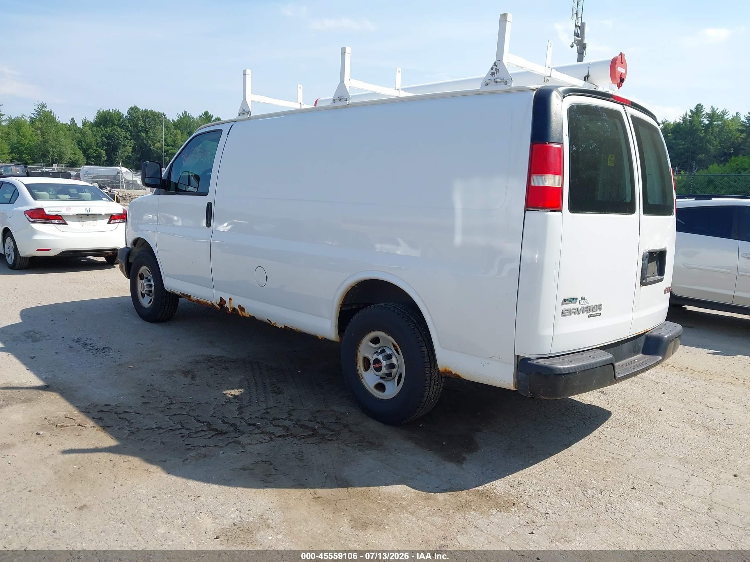 2011 Gmc Savana 2500 Work Van White vin: 1GTW7FCA6B1184466