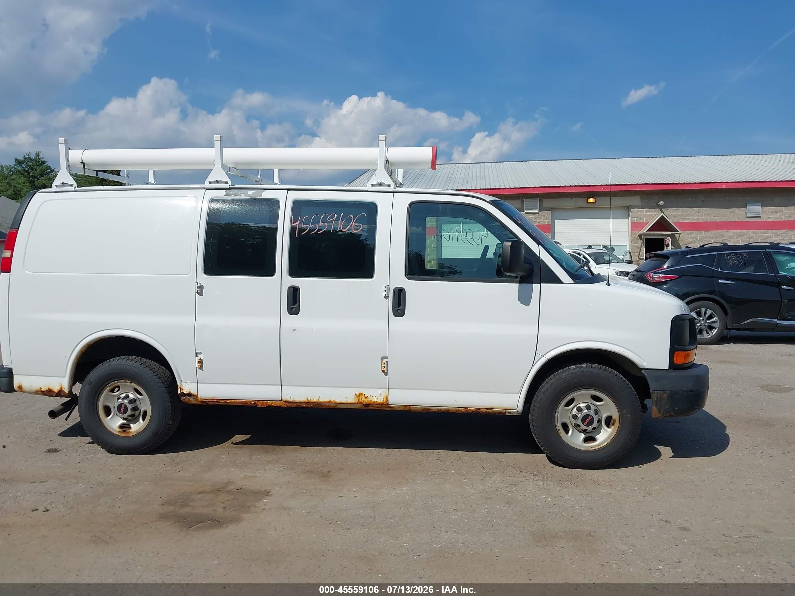 2011 Gmc Savana 2500 Work Van White vin: 1GTW7FCA6B1184466