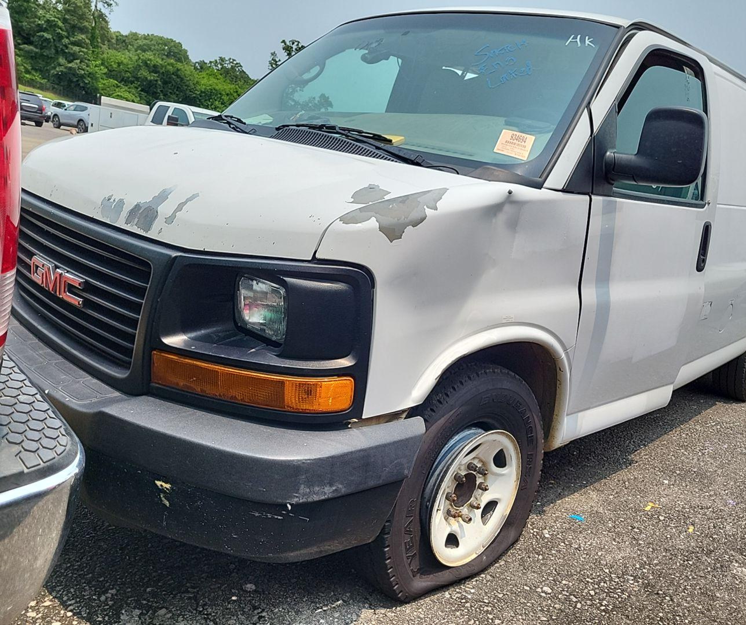 2012 Gmc Savana 2500 Work Van vin: 1GTW7FCA7C1185207