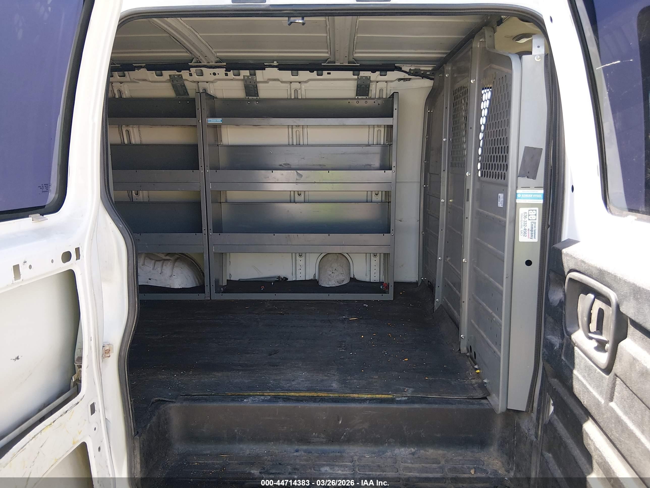 2014 Gmc Savana 2500 Work Van White vin: 1GTW7FCA8E1915600