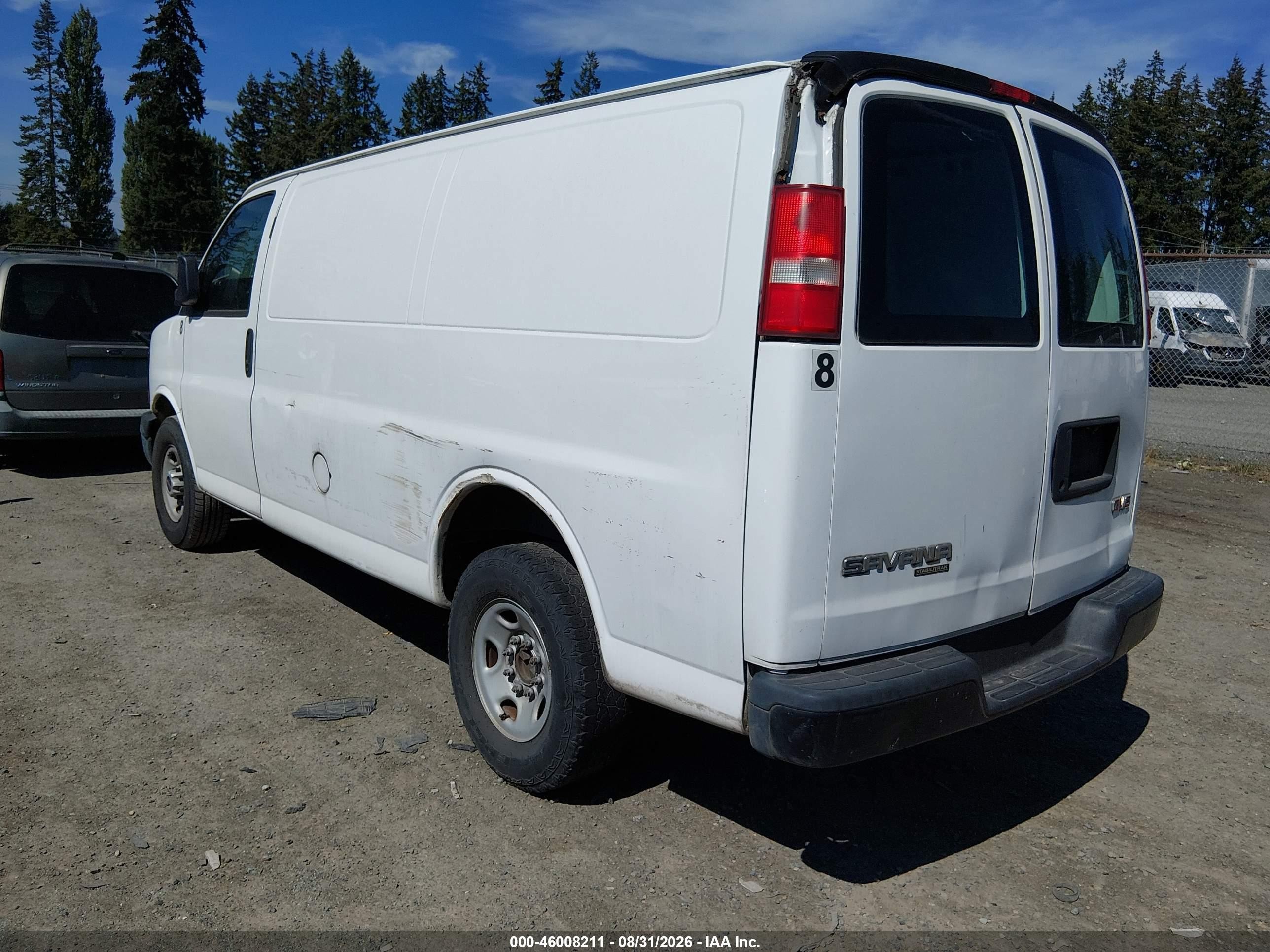 2014 Gmc Savana 2500 Work Van Белый vin: 1GTW7FCAXE1119446
