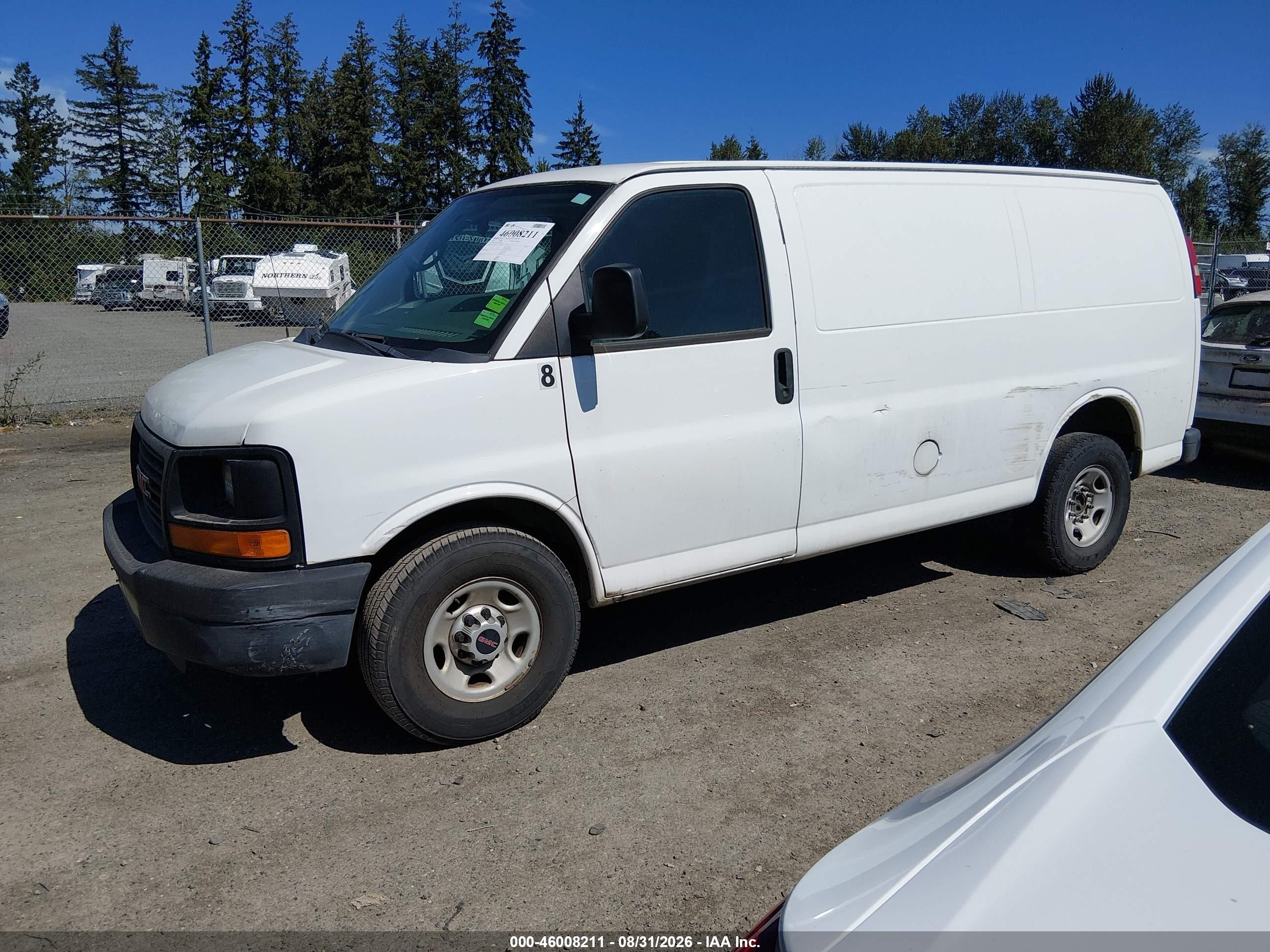 2014 Gmc Savana 2500 Work Van Белый vin: 1GTW7FCAXE1119446