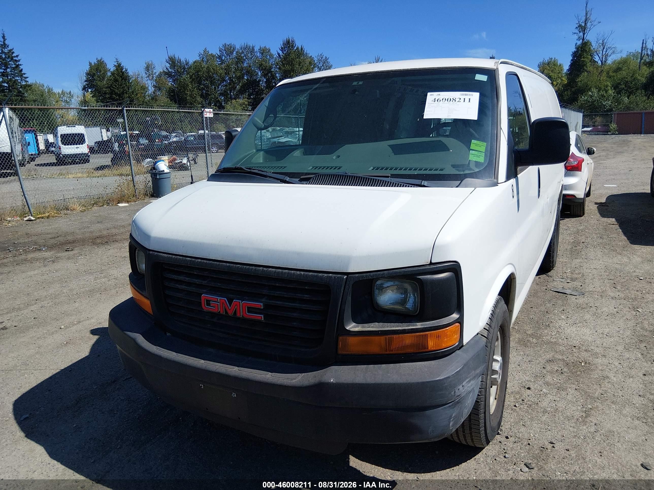 2014 Gmc Savana 2500 Work Van Белый vin: 1GTW7FCAXE1119446