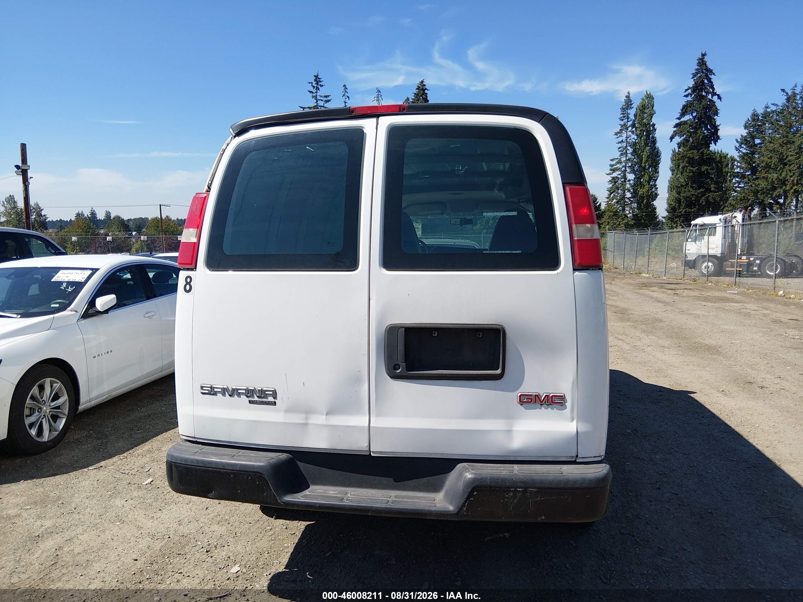 2014 Gmc Savana 2500 Work Van Белый vin: 1GTW7FCAXE1119446