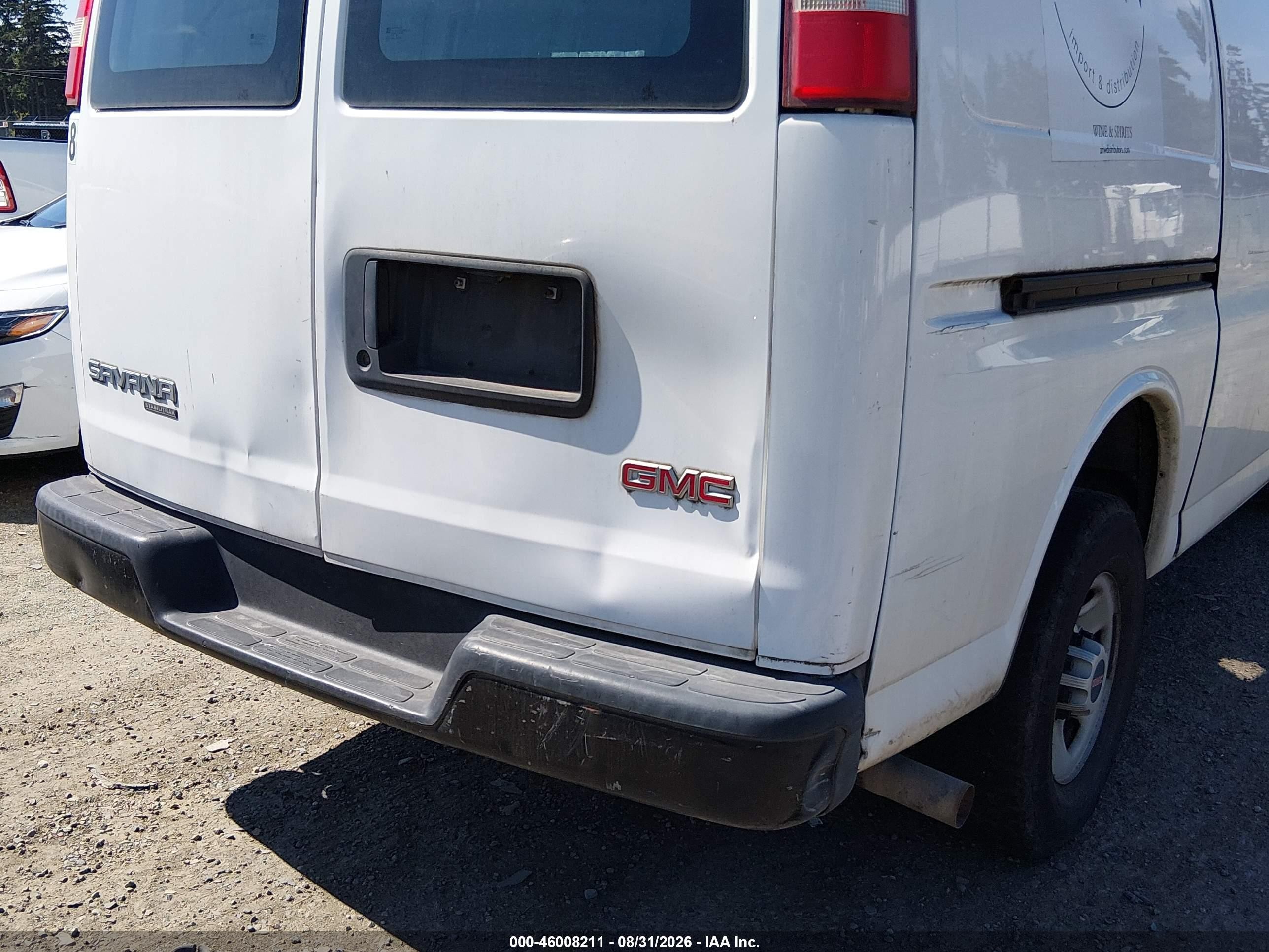 2014 Gmc Savana 2500 Work Van Белый vin: 1GTW7FCAXE1119446