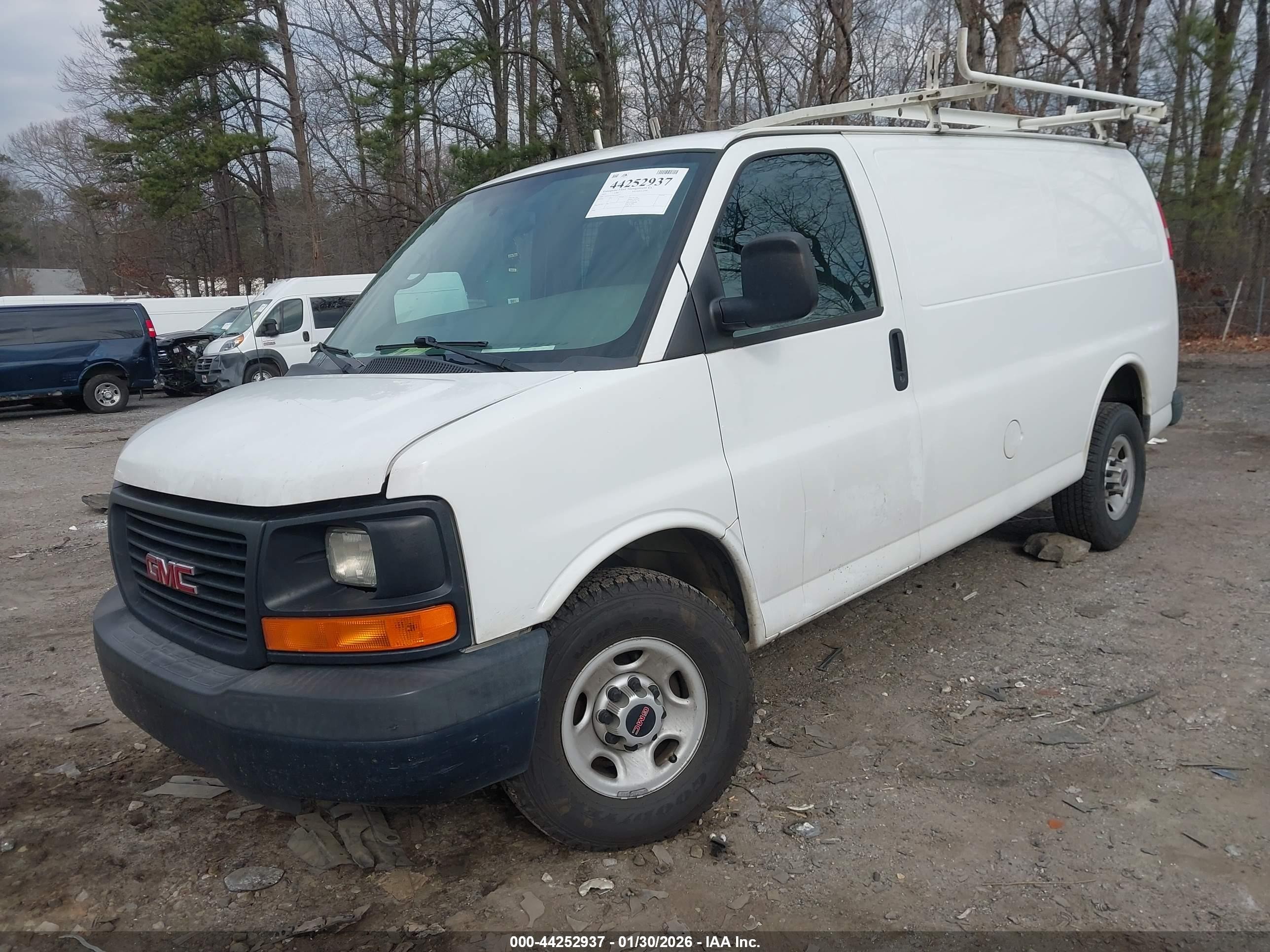 2015 Gmc Savana 2500 Work Van White vin: 1GTW7FCF0F1246977