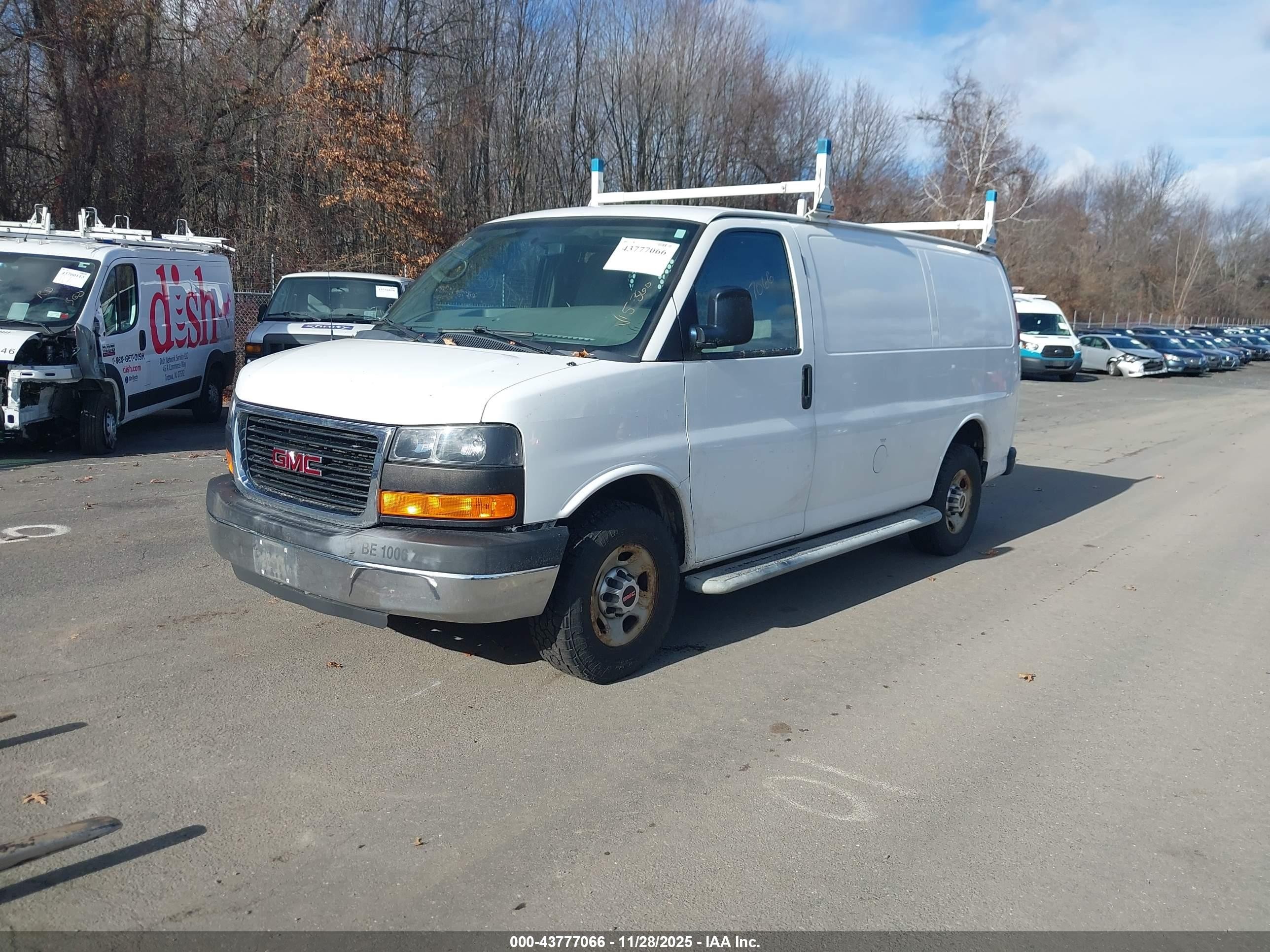 2015 Gmc Savana 2500 Work Van White vin: 1GTW7FCF0F1901199