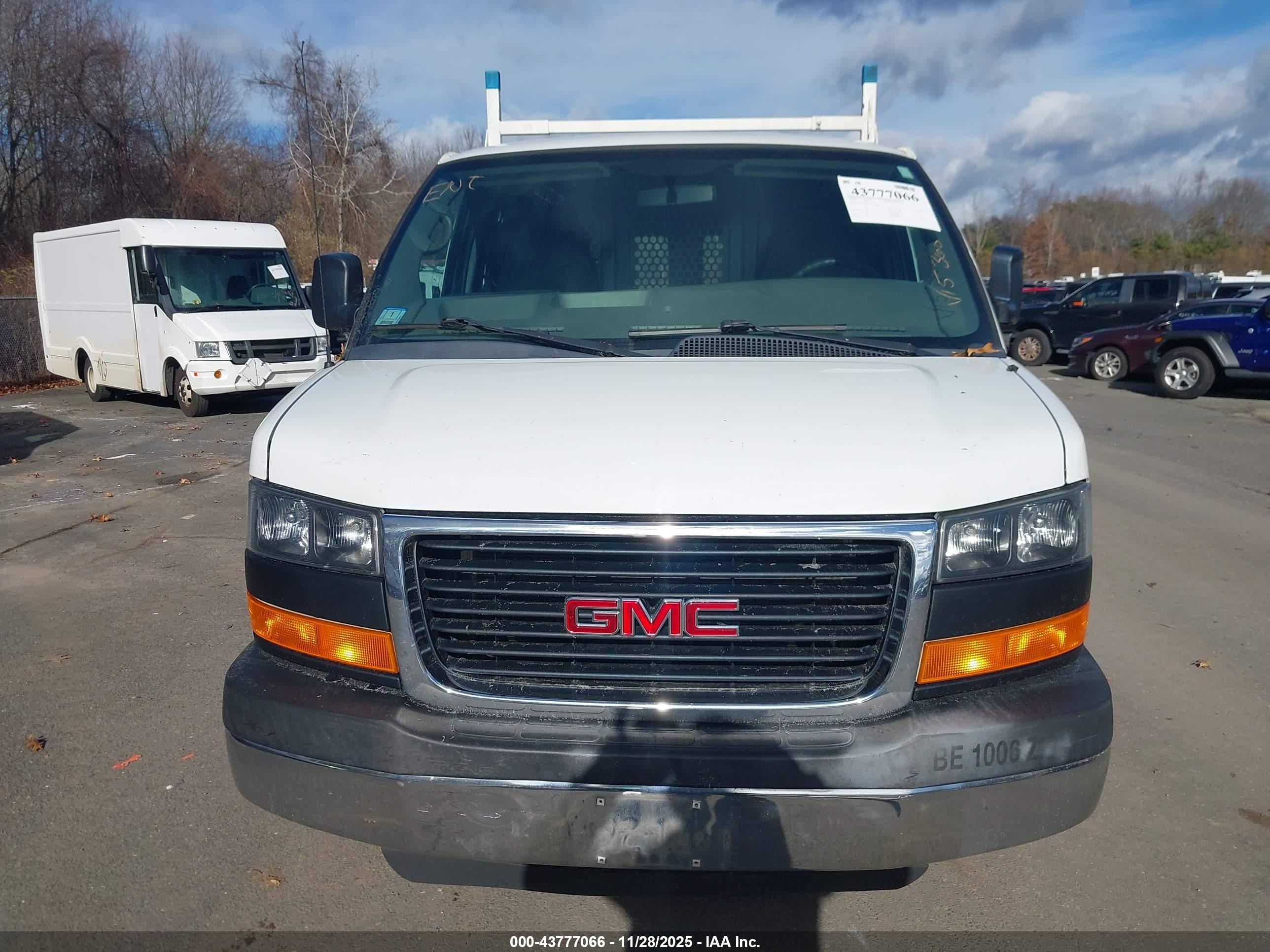 2015 Gmc Savana 2500 Work Van White vin: 1GTW7FCF0F1901199