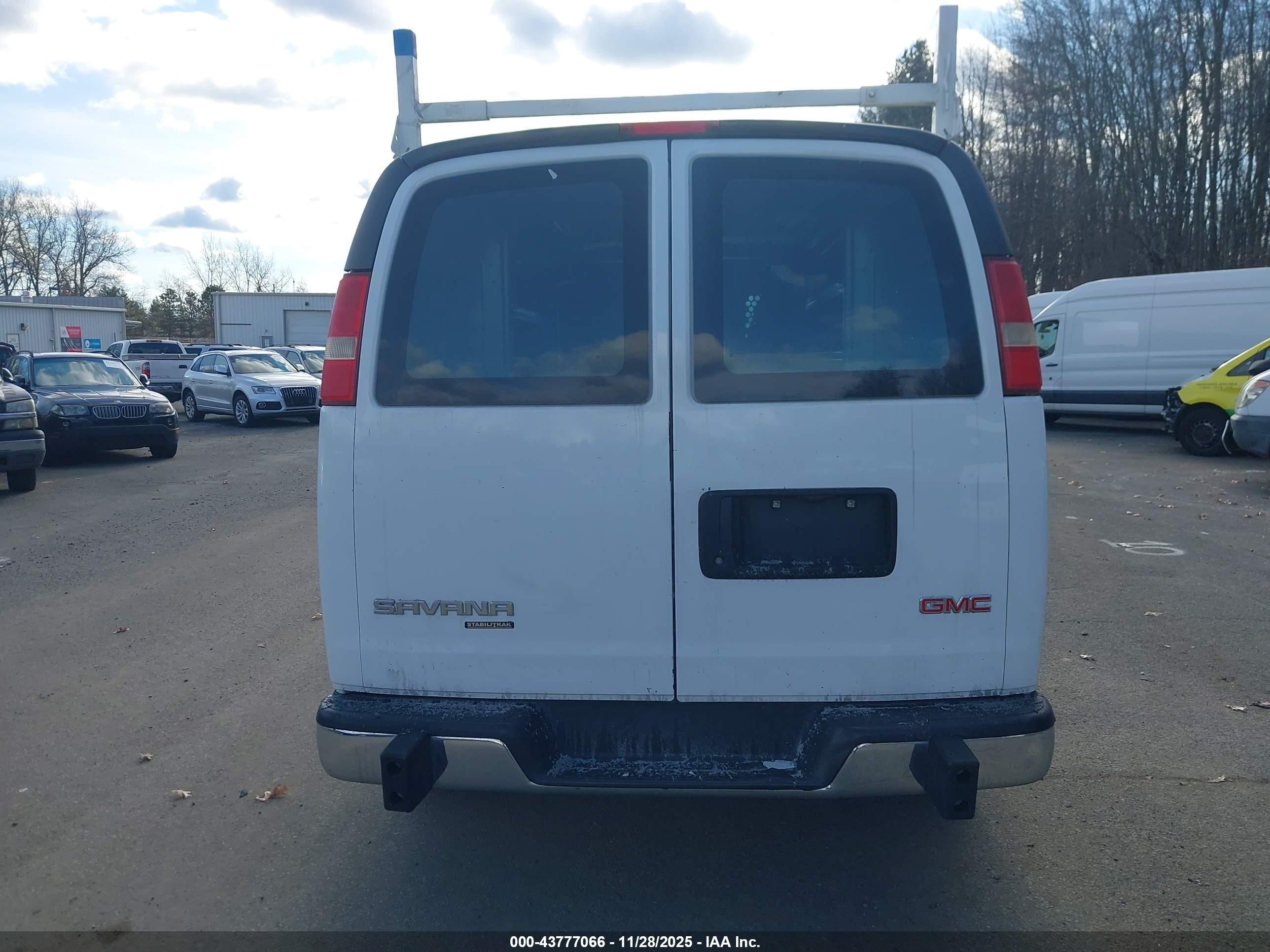 2015 Gmc Savana 2500 Work Van White vin: 1GTW7FCF0F1901199