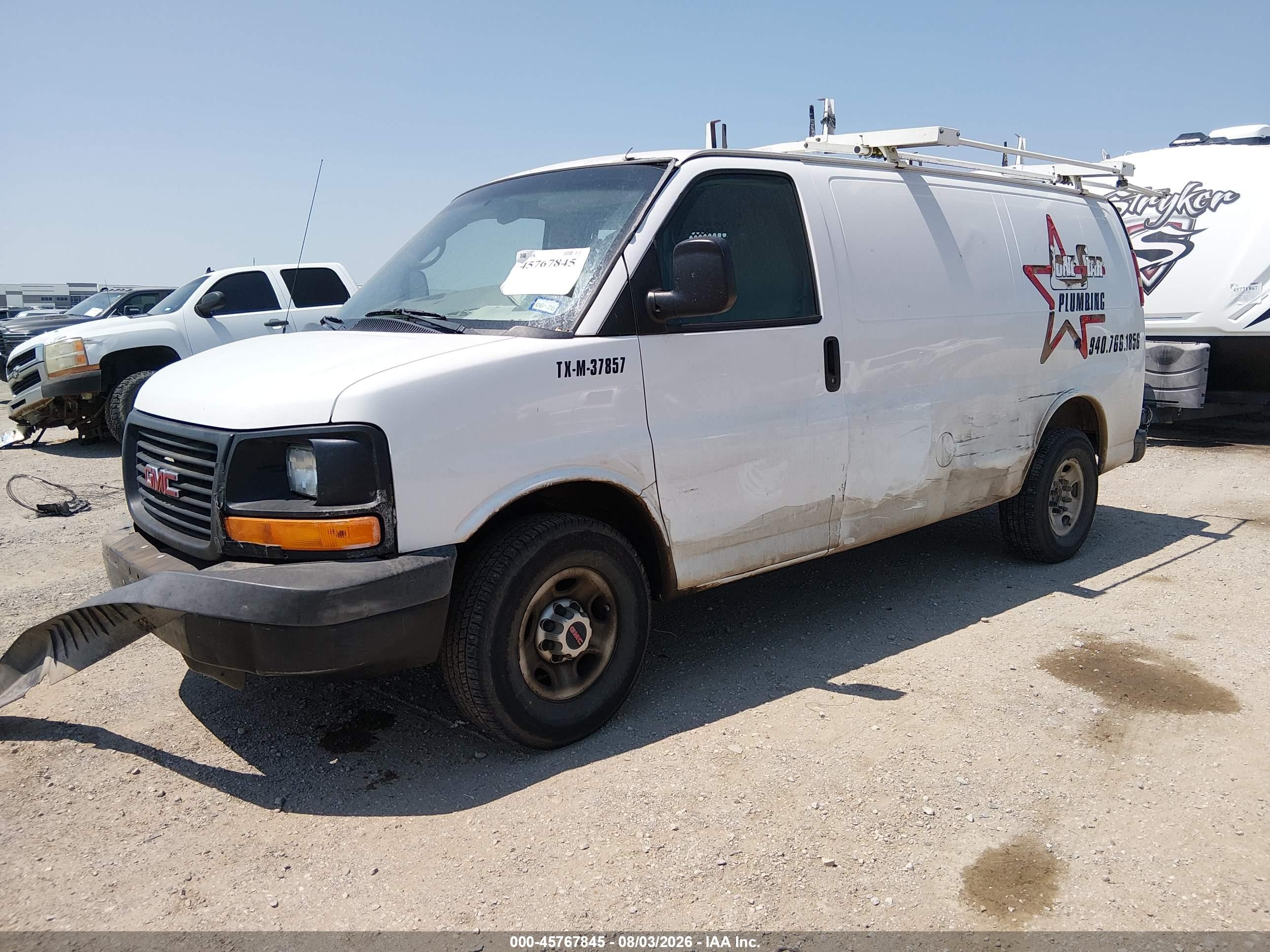 2015 Gmc Savana 2500 Work Van White vin: 1GTW7FCF1F1191648