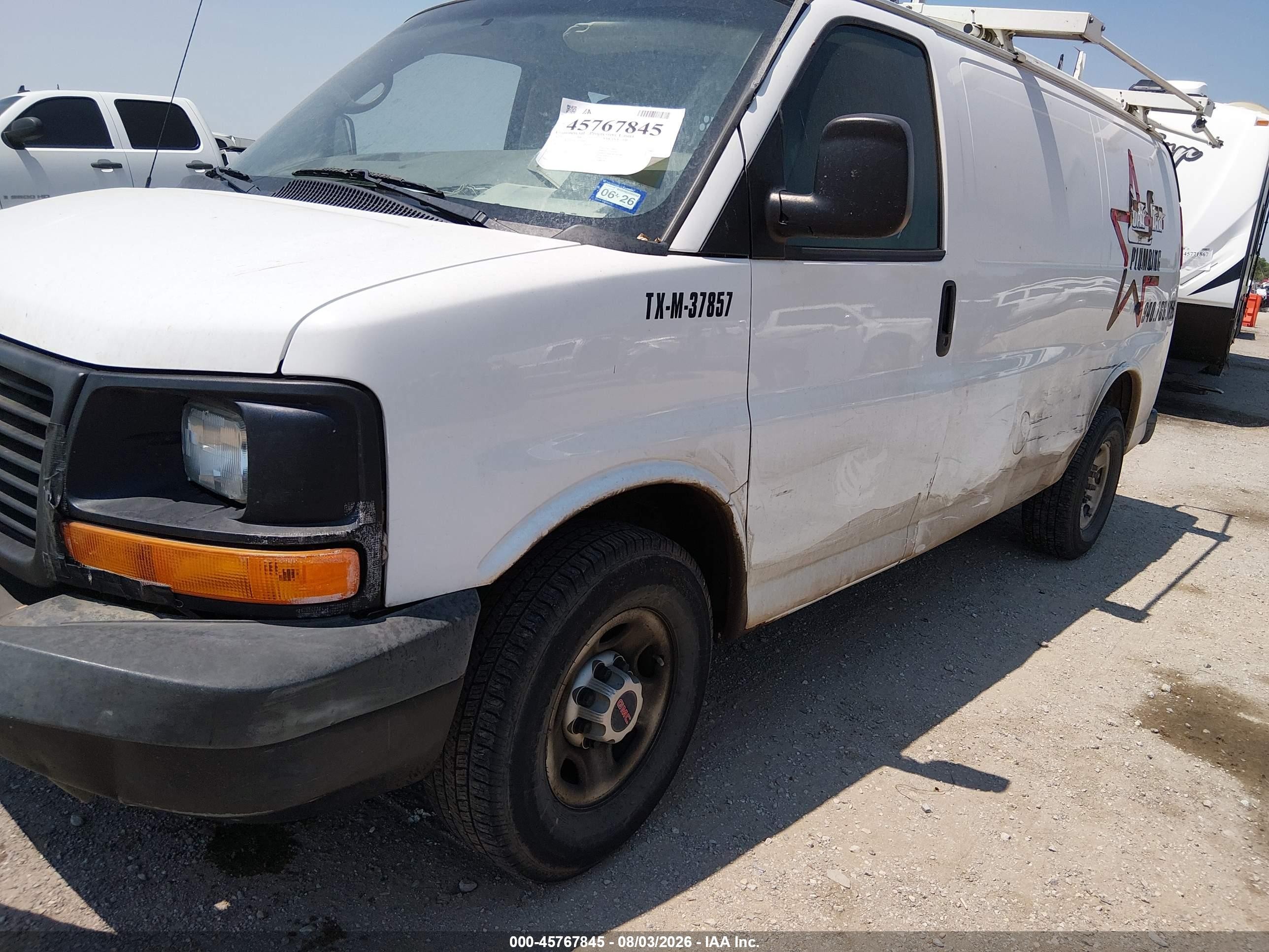 2015 Gmc Savana 2500 Work Van White vin: 1GTW7FCF1F1191648