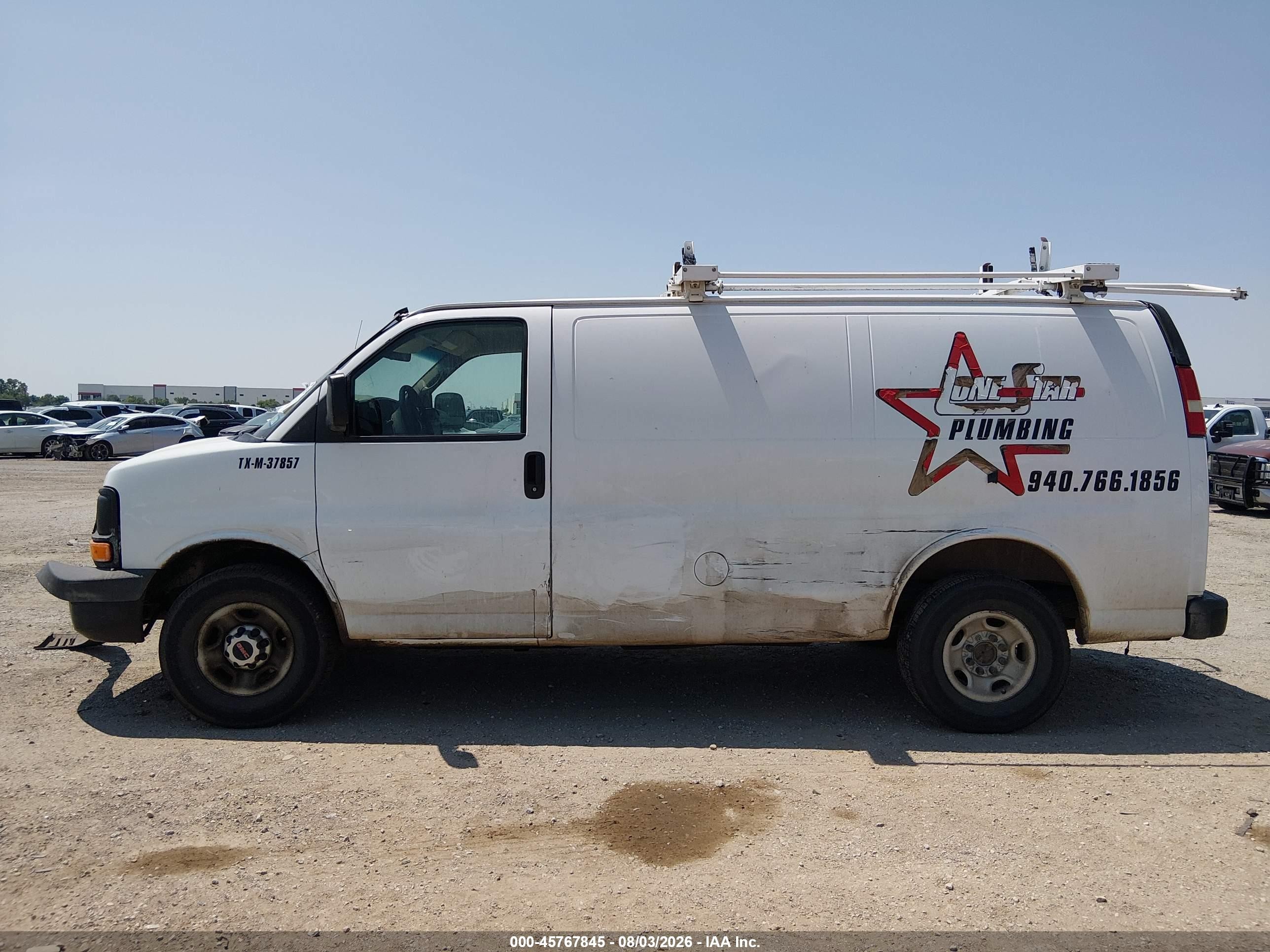 2015 Gmc Savana 2500 Work Van White vin: 1GTW7FCF1F1191648