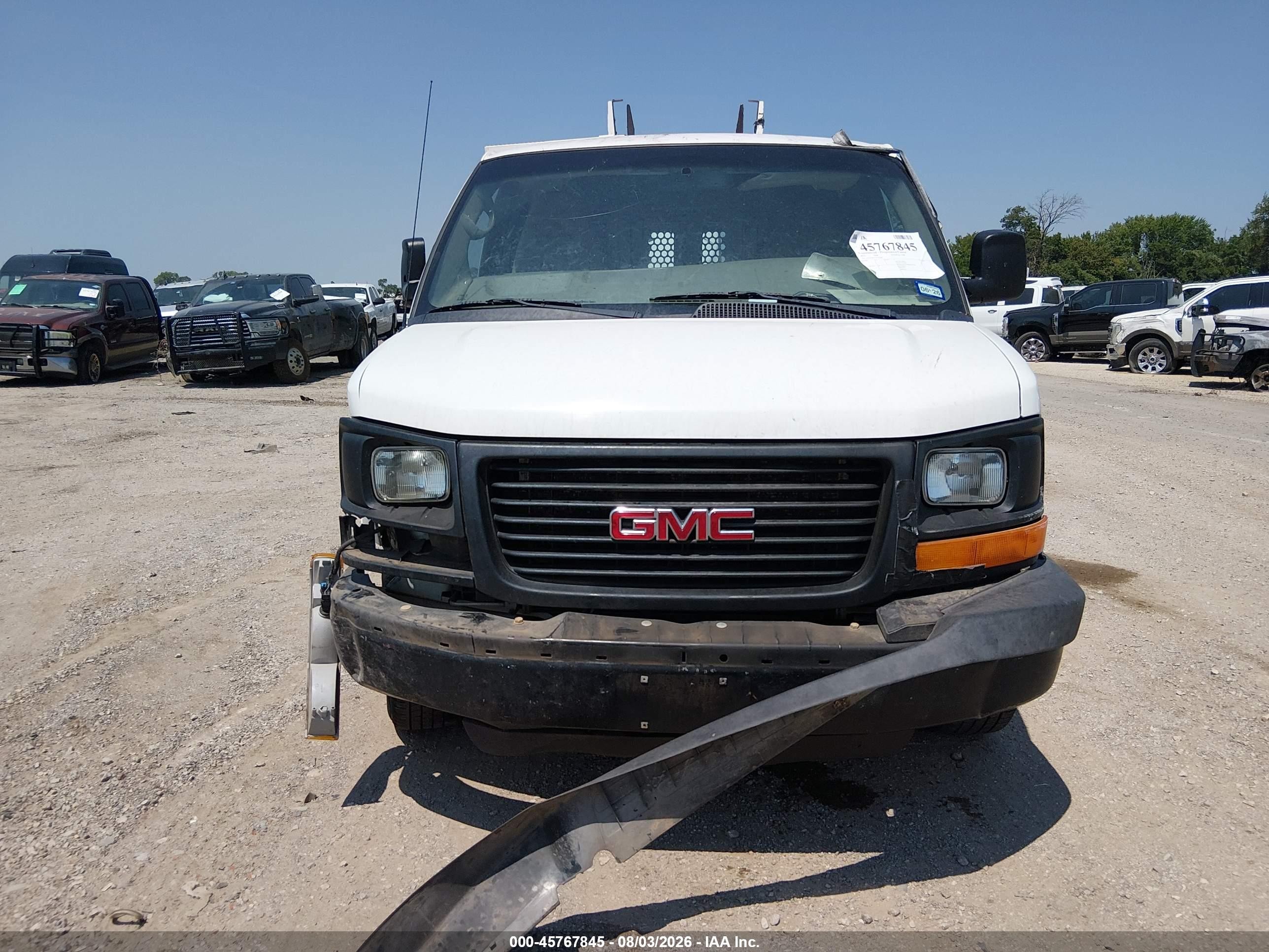 2015 Gmc Savana 2500 Work Van White vin: 1GTW7FCF1F1191648