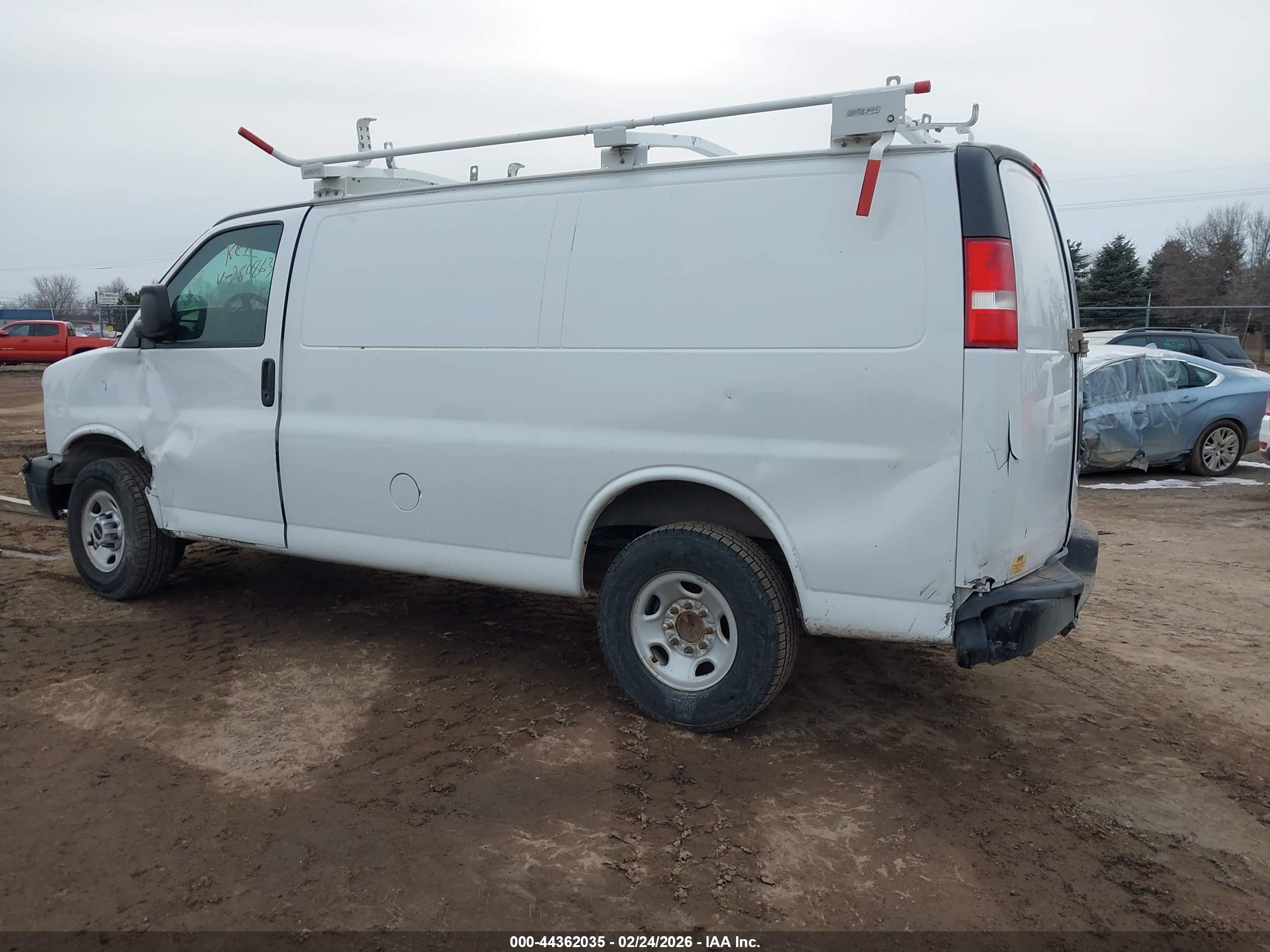 2015 Gmc Savana 2500 Work Van White vin: 1GTW7FCF1F1280863