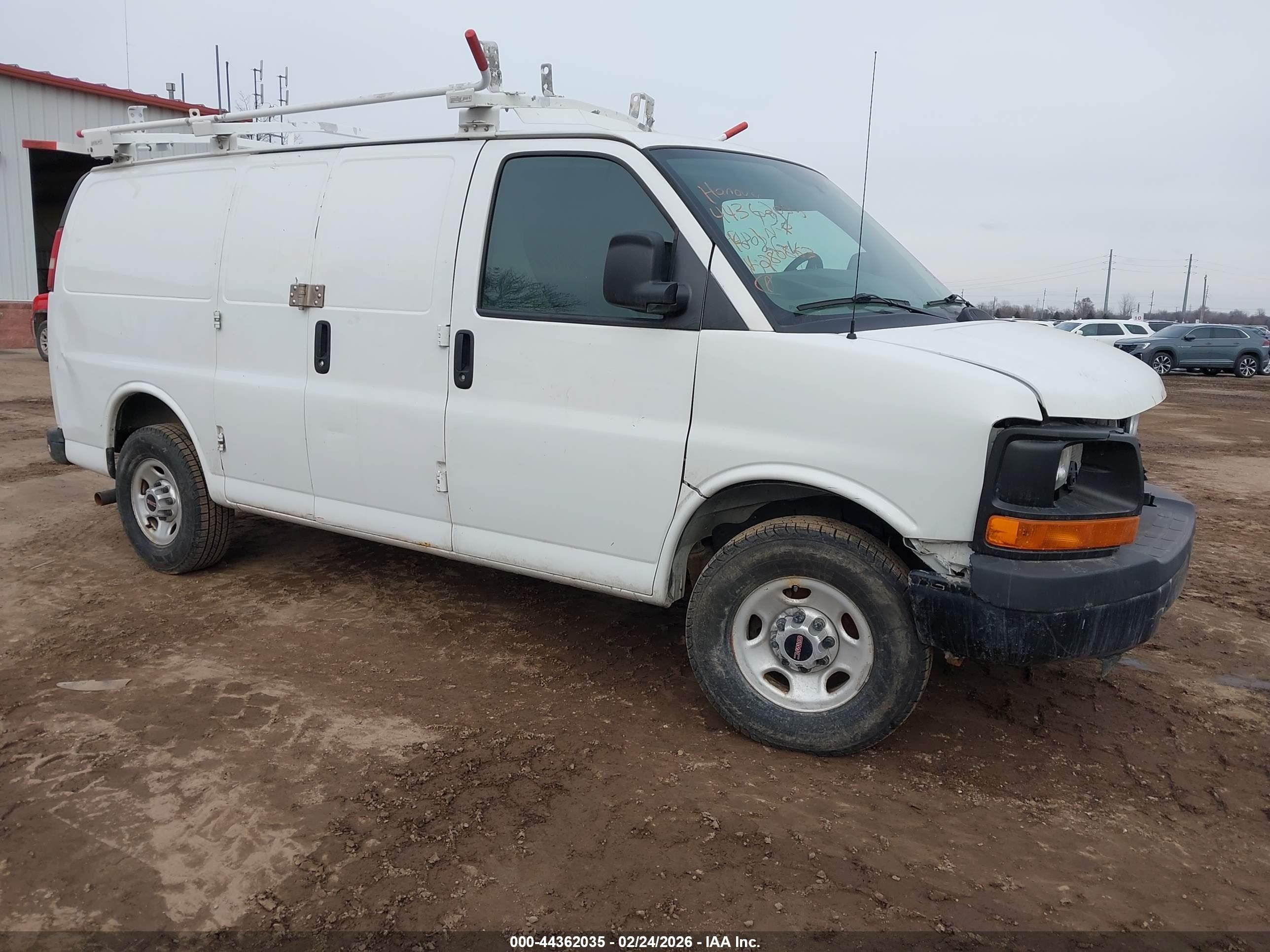 2015 Gmc Savana 2500 Work Van White vin: 1GTW7FCF1F1280863