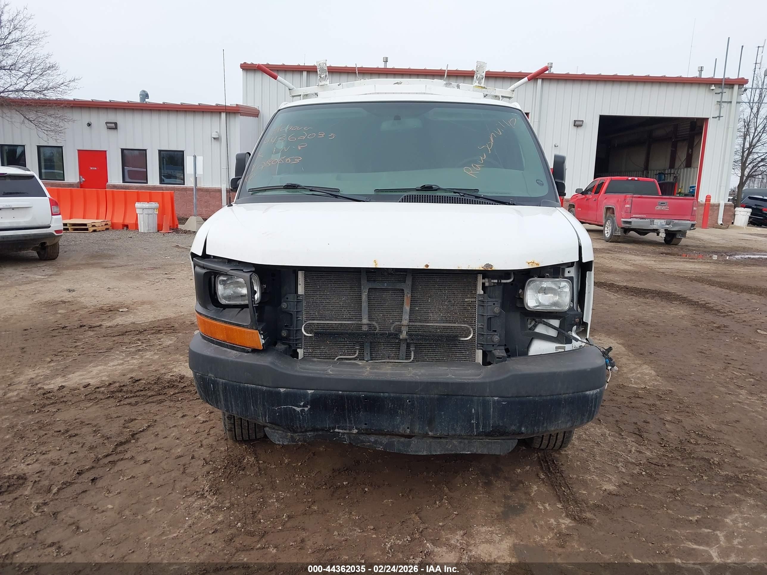 2015 Gmc Savana 2500 Work Van White vin: 1GTW7FCF1F1280863