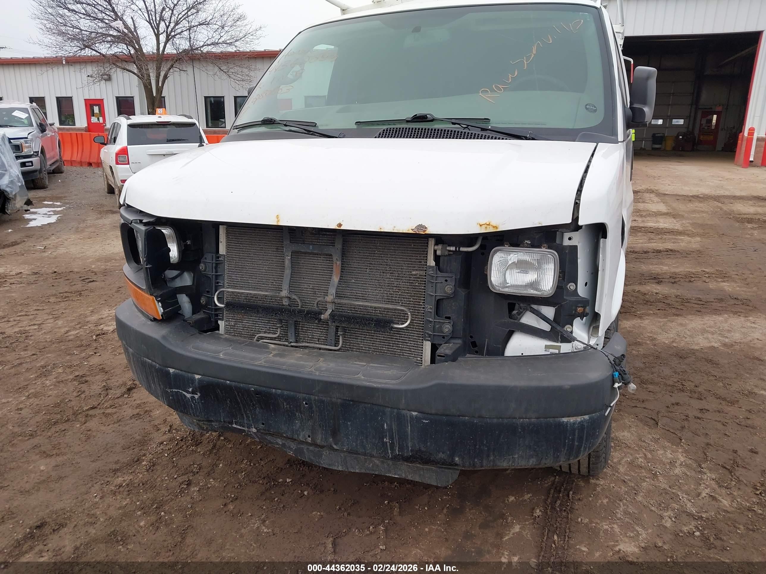 2015 Gmc Savana 2500 Work Van White vin: 1GTW7FCF1F1280863