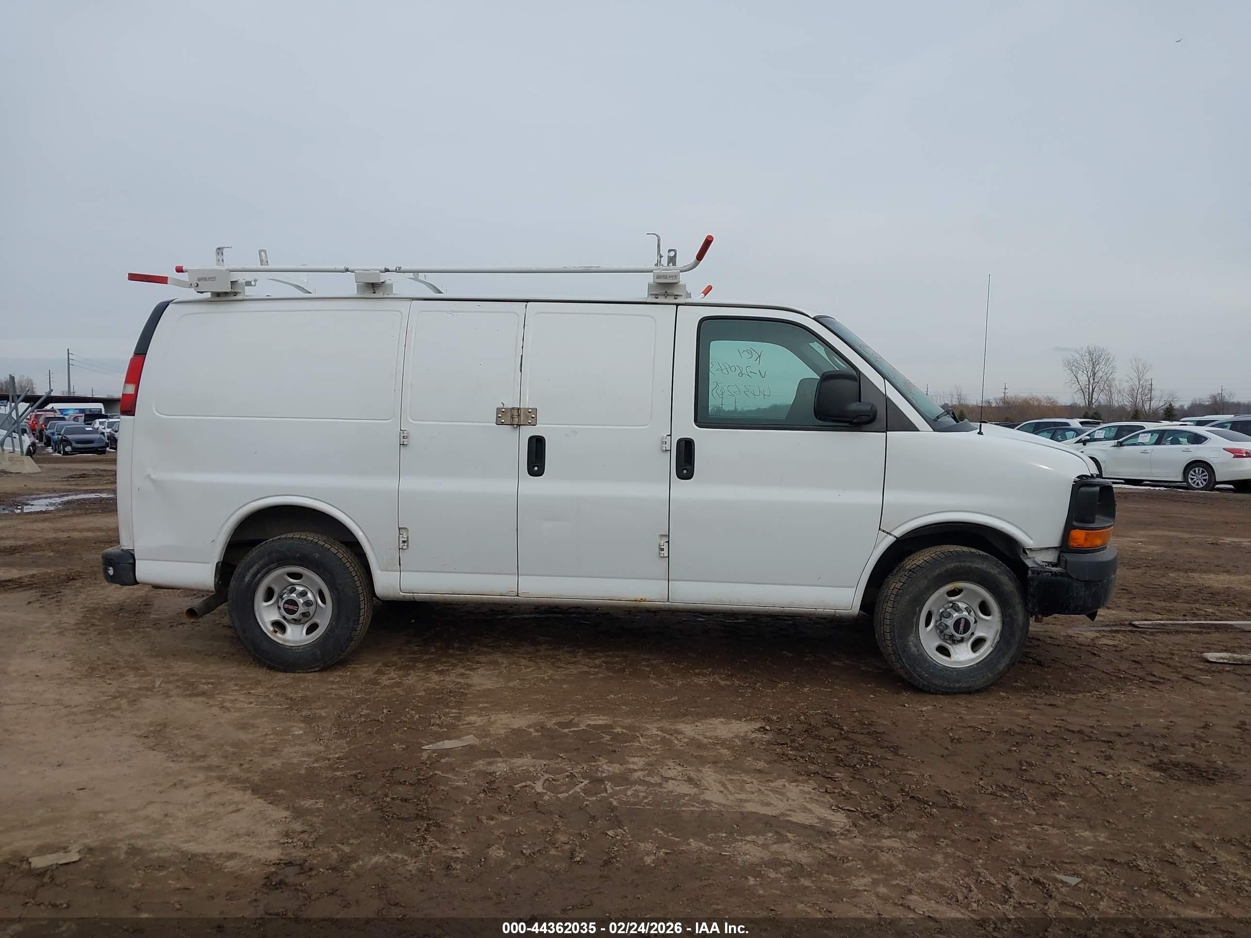 2015 Gmc Savana 2500 Work Van White vin: 1GTW7FCF1F1280863