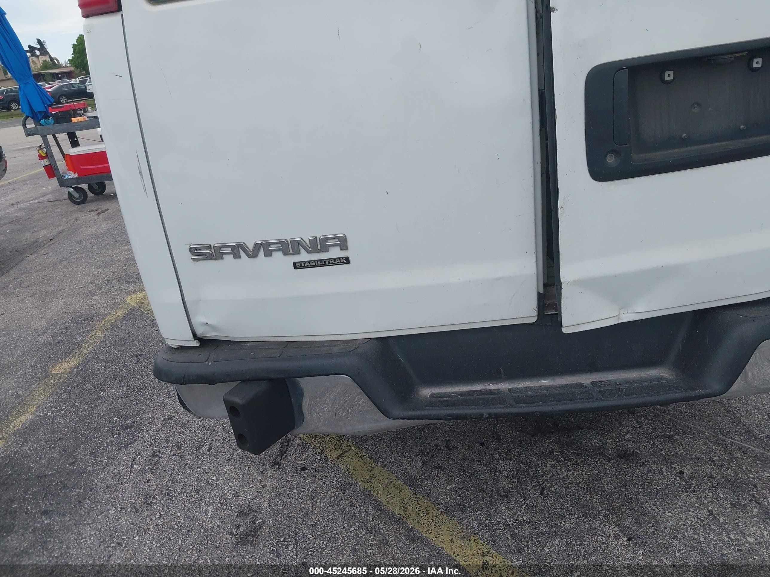 2015 Gmc Savana 2500 Work Van Белый vin: 1GTW7FCF1F1902717