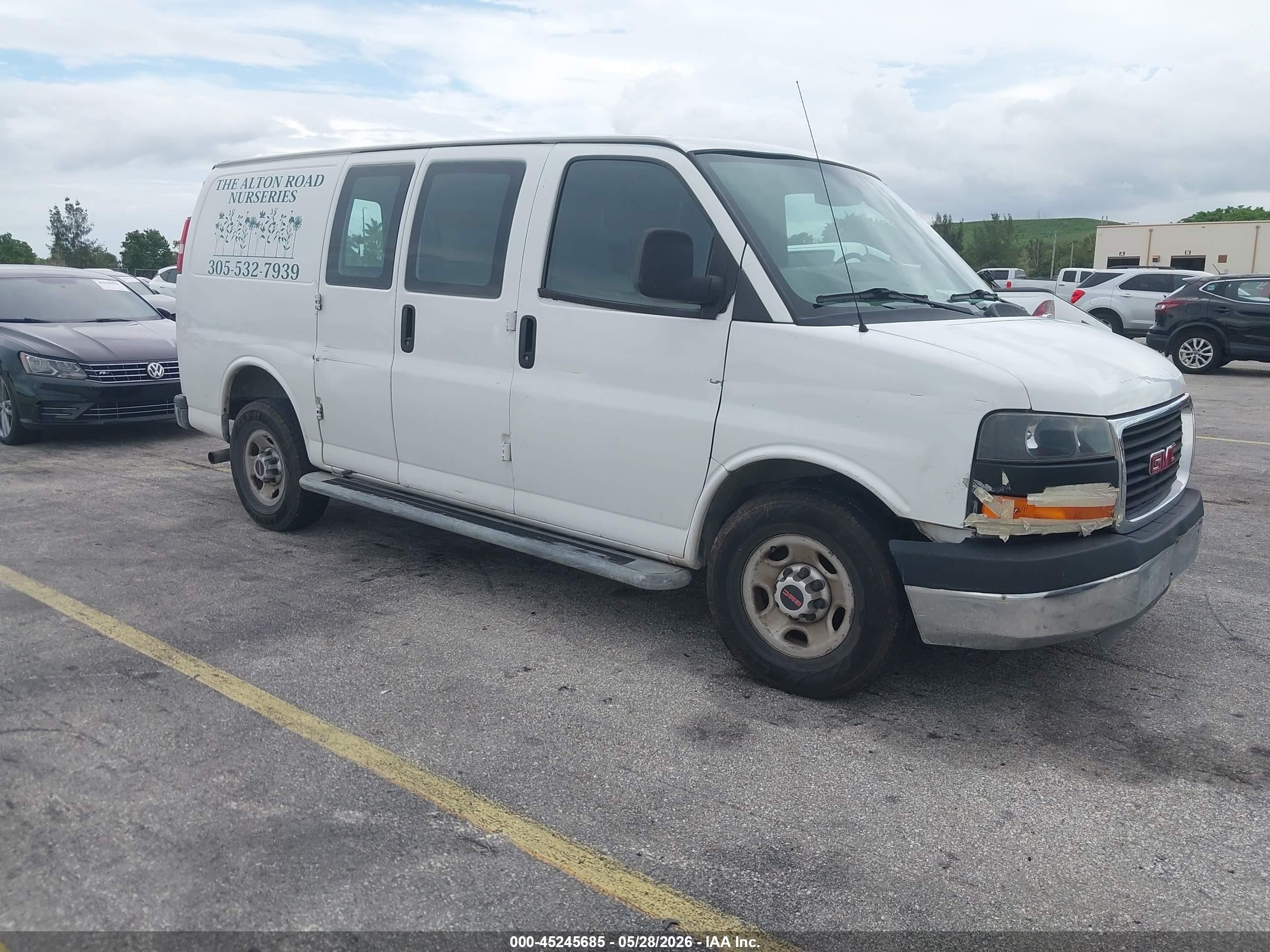 2015 Gmc Savana 2500 Work Van Белый vin: 1GTW7FCF1F1902717
