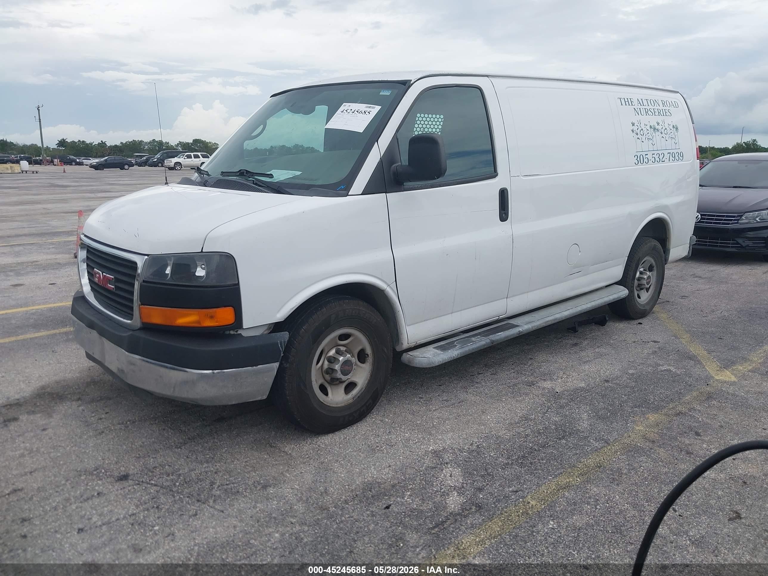 2015 Gmc Savana 2500 Work Van Белый vin: 1GTW7FCF1F1902717