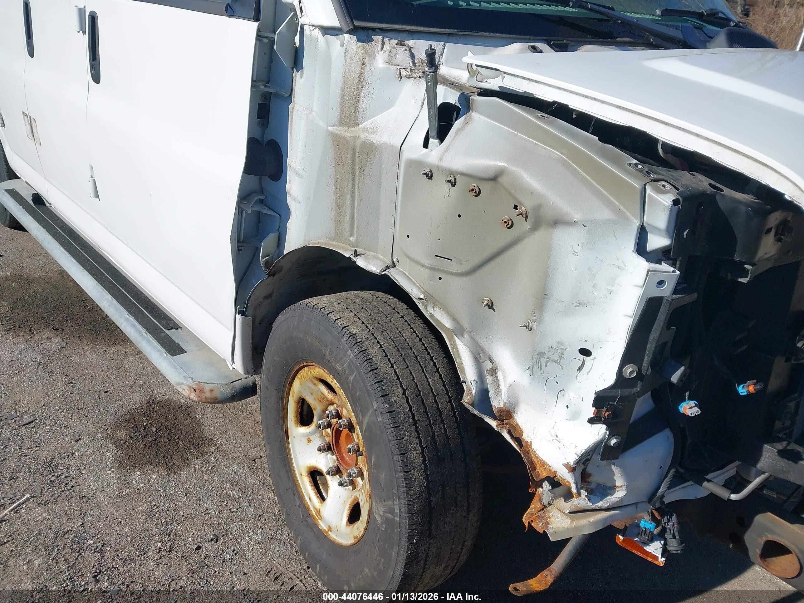 2015 Gmc Savana 2500 Work Van White vin: 1GTW7FCF2F1907201
