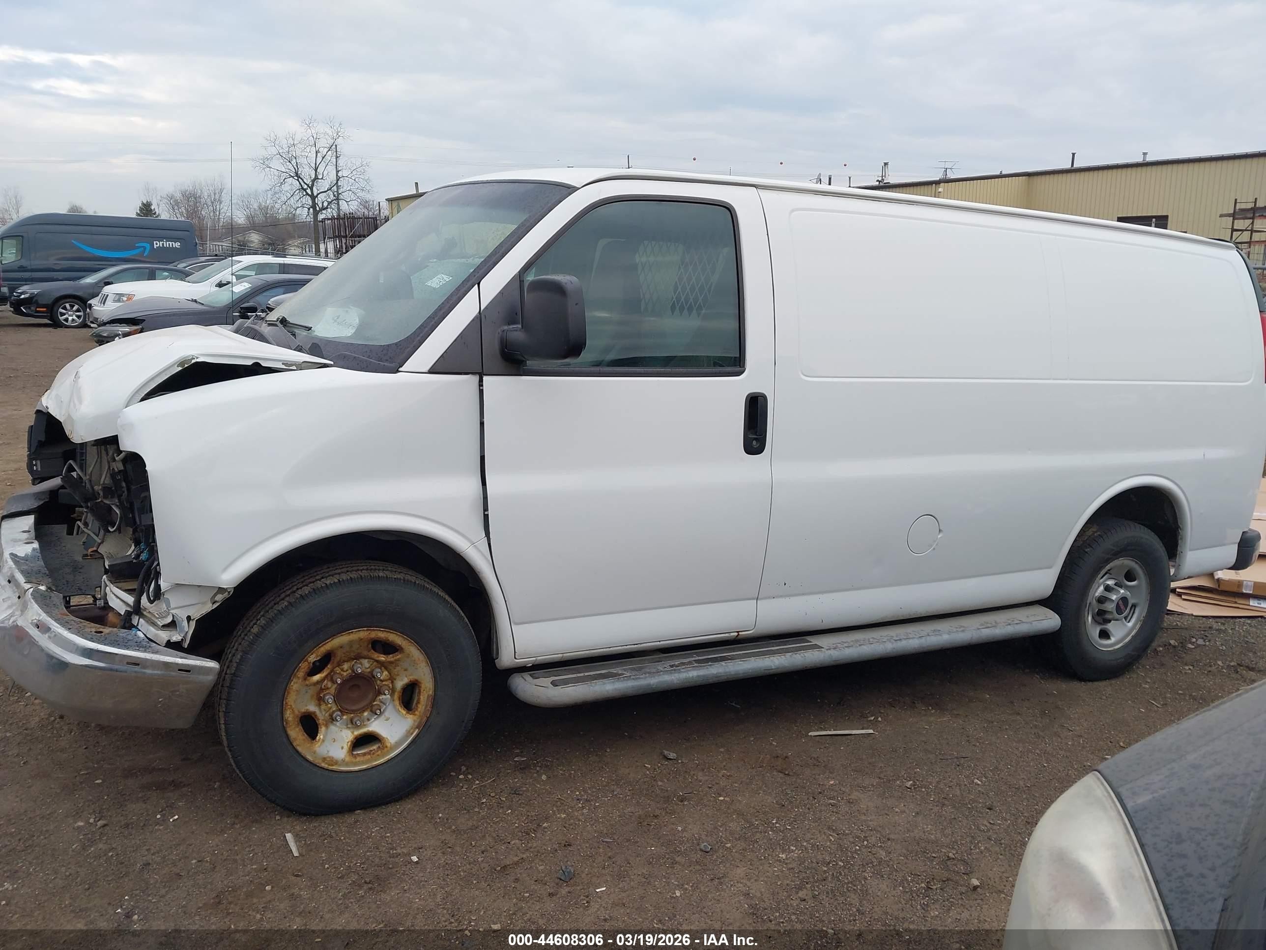 2015 Gmc Savana 2500 Work Van White vin: 1GTW7FCF3F1133671