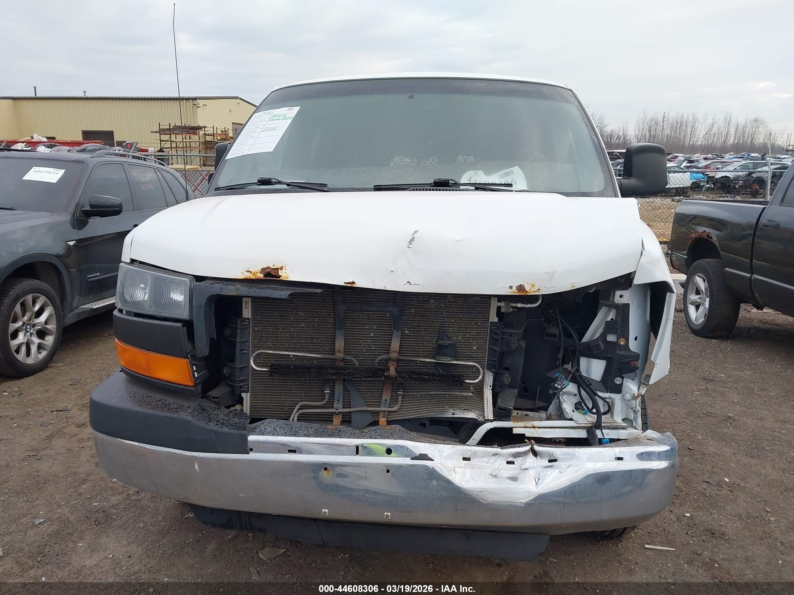 2015 Gmc Savana 2500 Work Van White vin: 1GTW7FCF3F1133671