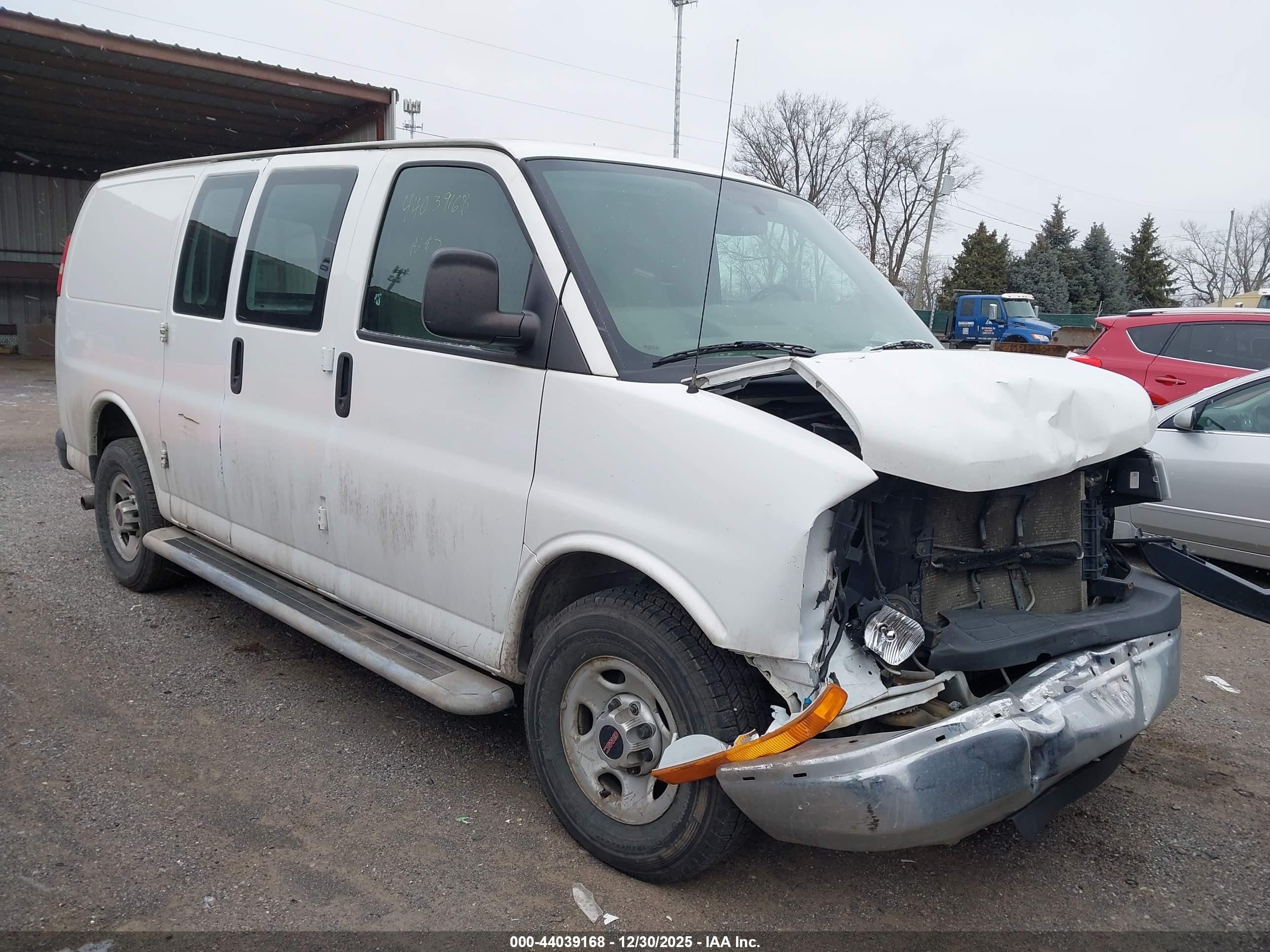 2015 Gmc Savana 2500 Work Van White vin: 1GTW7FCF3F1903299