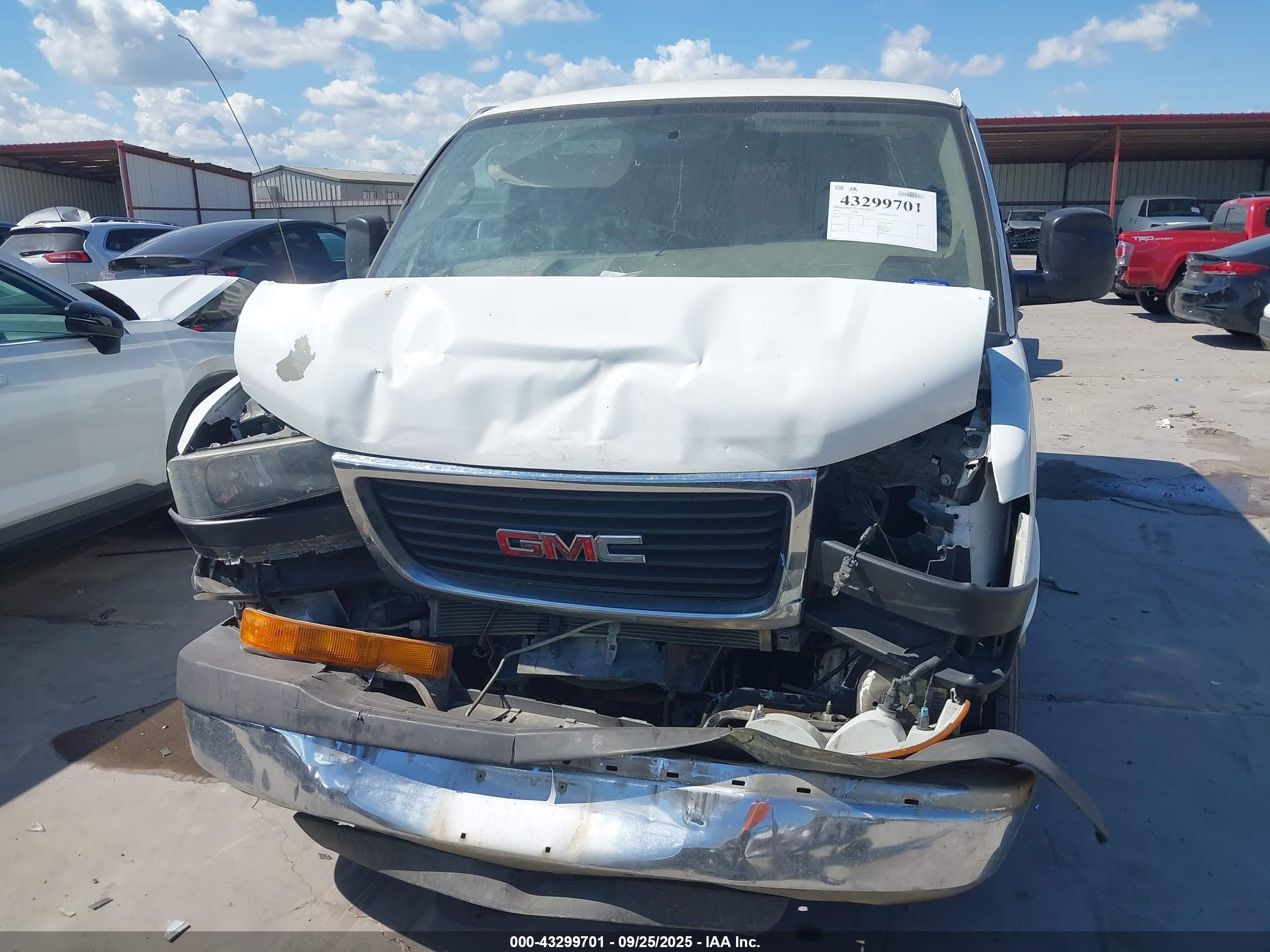 2015 Gmc Savana 2500 Work Van White vin: 1GTW7FCF3F1905148