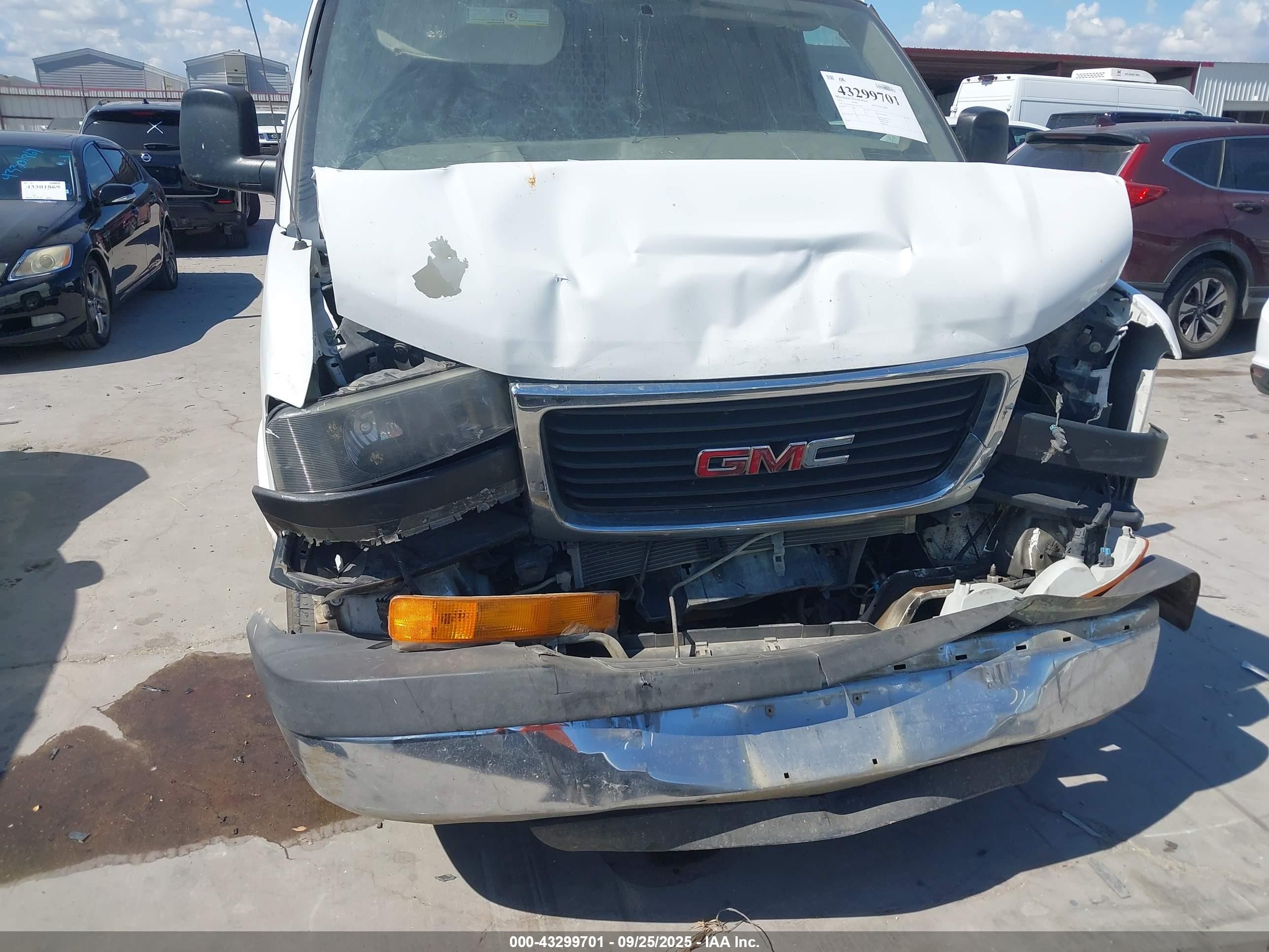 2015 Gmc Savana 2500 Work Van White vin: 1GTW7FCF3F1905148