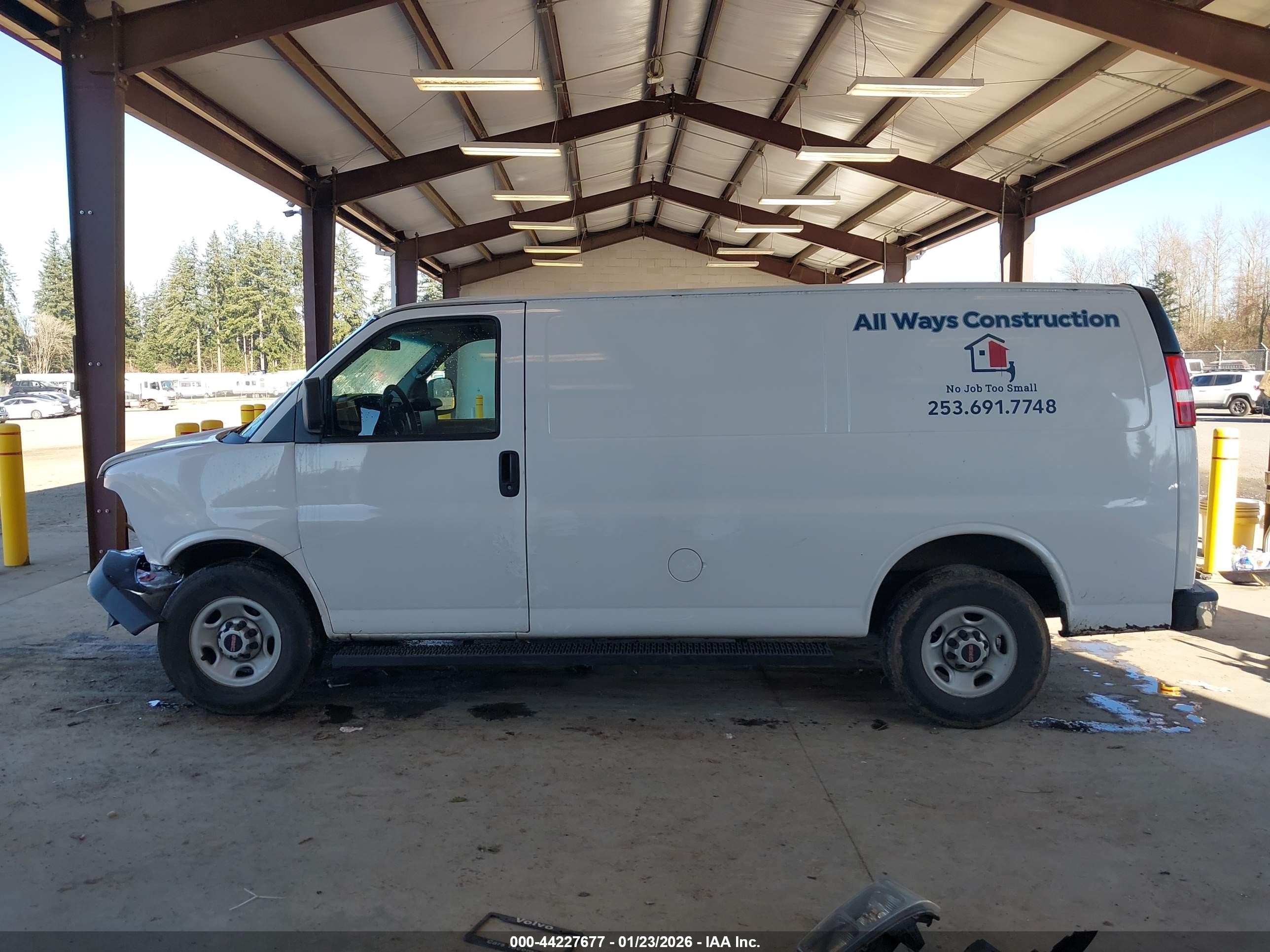 2015 Gmc Savana 2500 Work Van White vin: 1GTW7FCF5F1905104