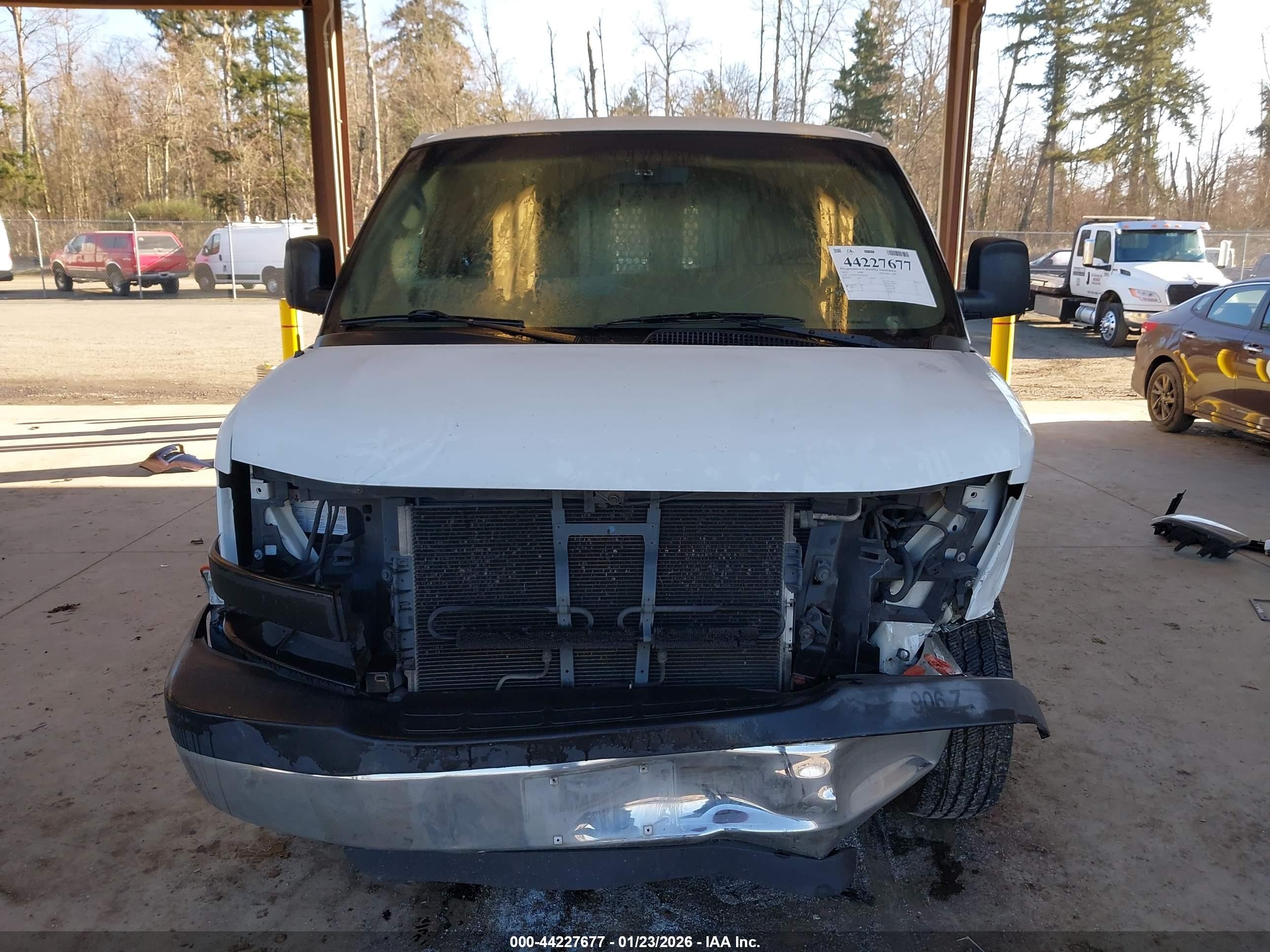 2015 Gmc Savana 2500 Work Van White vin: 1GTW7FCF5F1905104