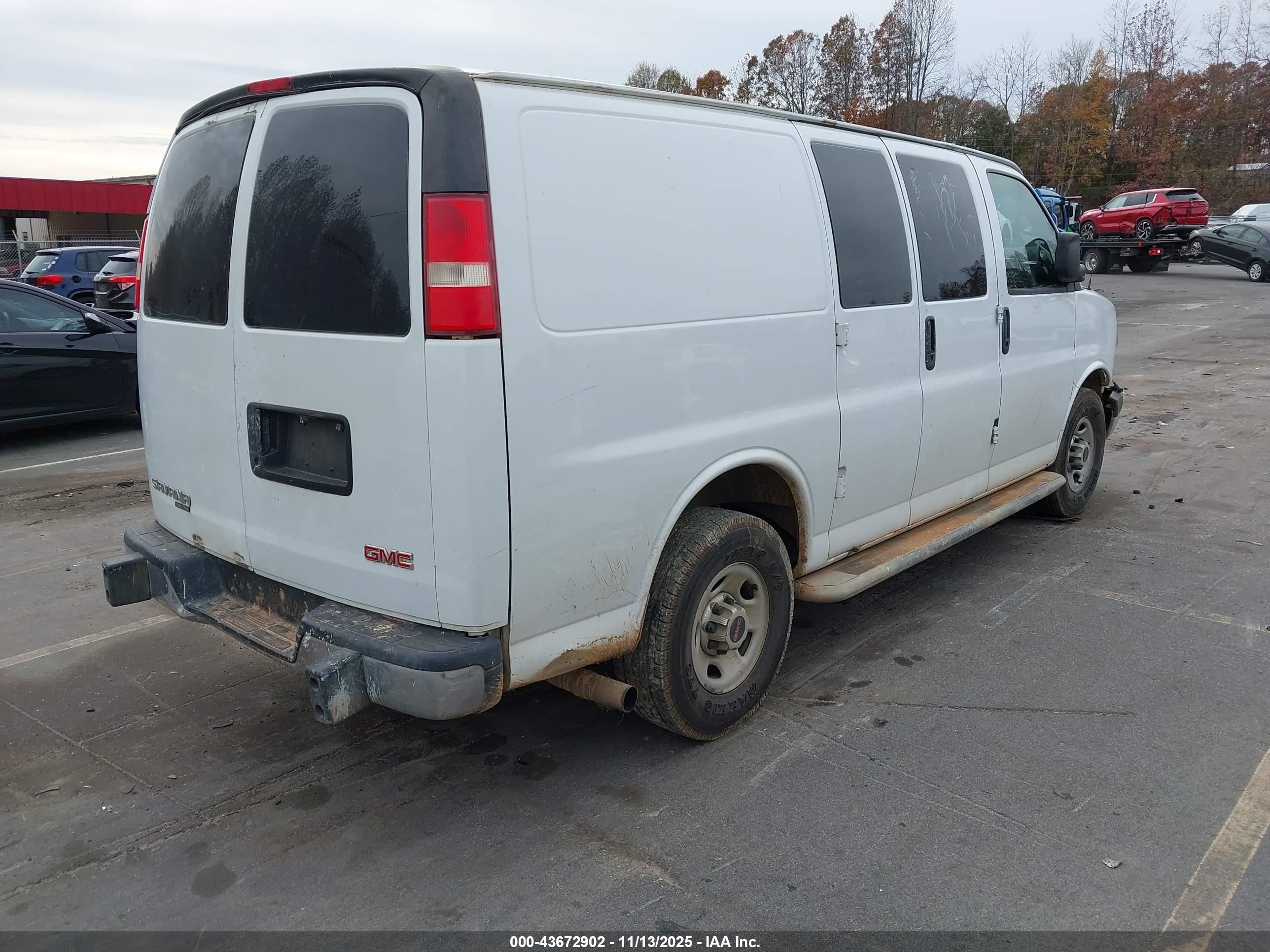 2015 Gmc Savana 2500 Work Van Белый vin: 1GTW7FCF5F1907984